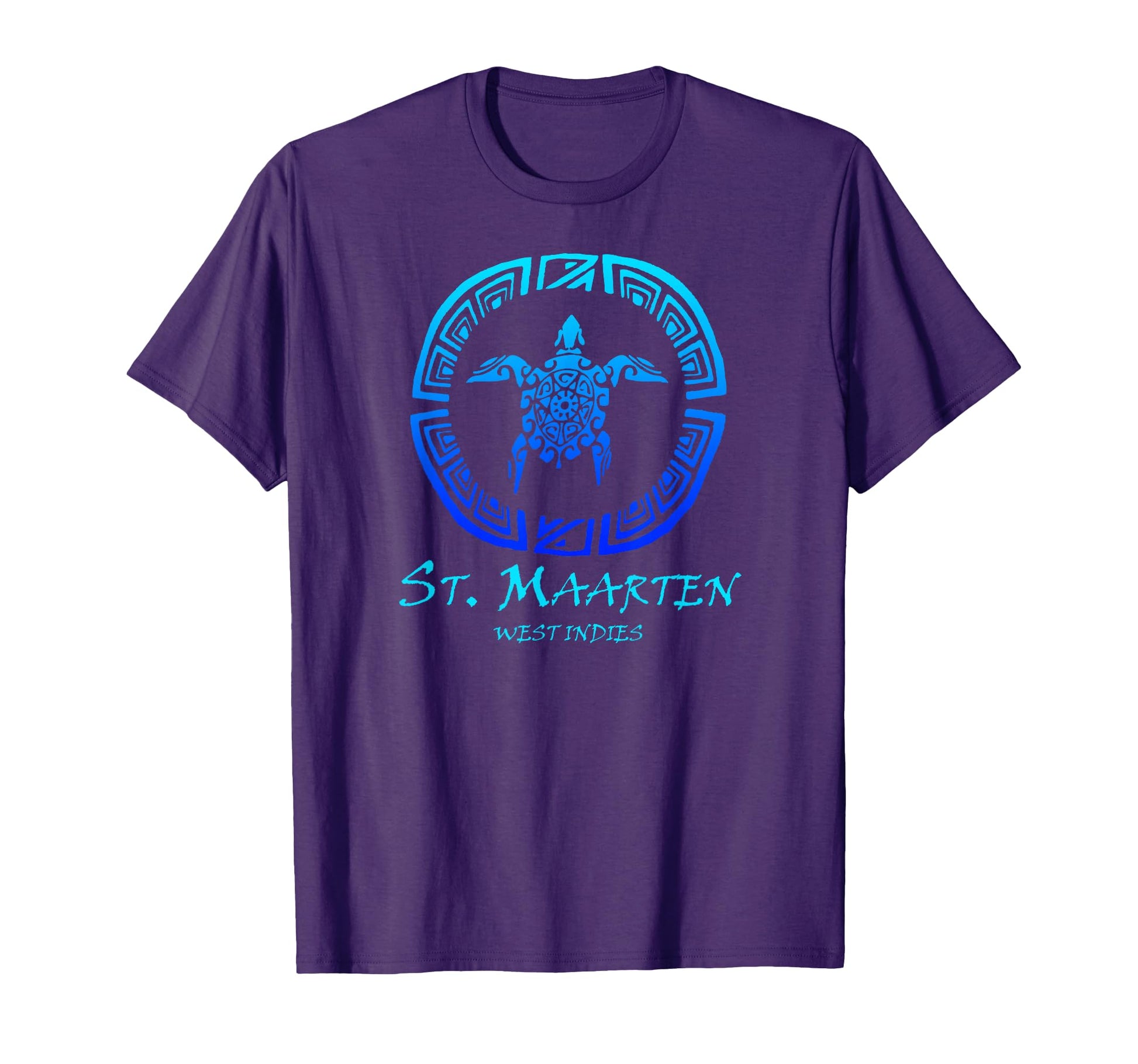 St Maarten West Indies Tribal Turtle T-Shirt - Novelty Apparel Men Women - T-Shirt, Sweatshirt, Hoodie