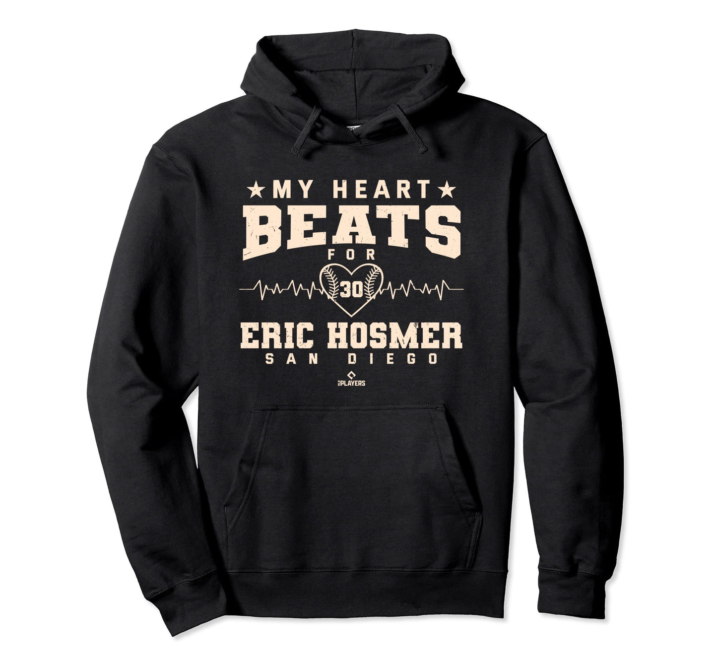 My Heart Beats Eric Hosmer Valentines Hoodie - Fun Novelty Design Unisex - T-Shirt, Sweatshirt, Hoodie