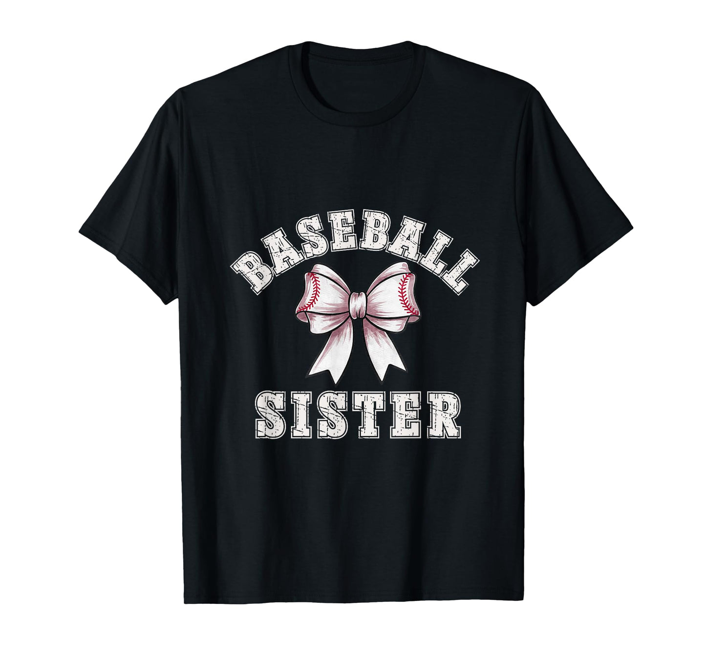 Coquette Baseball Sister Bow Game Day T-Shirt - Casual Everyday Wear Unisex - T-Shirt, Sweatshirt, Hoodie