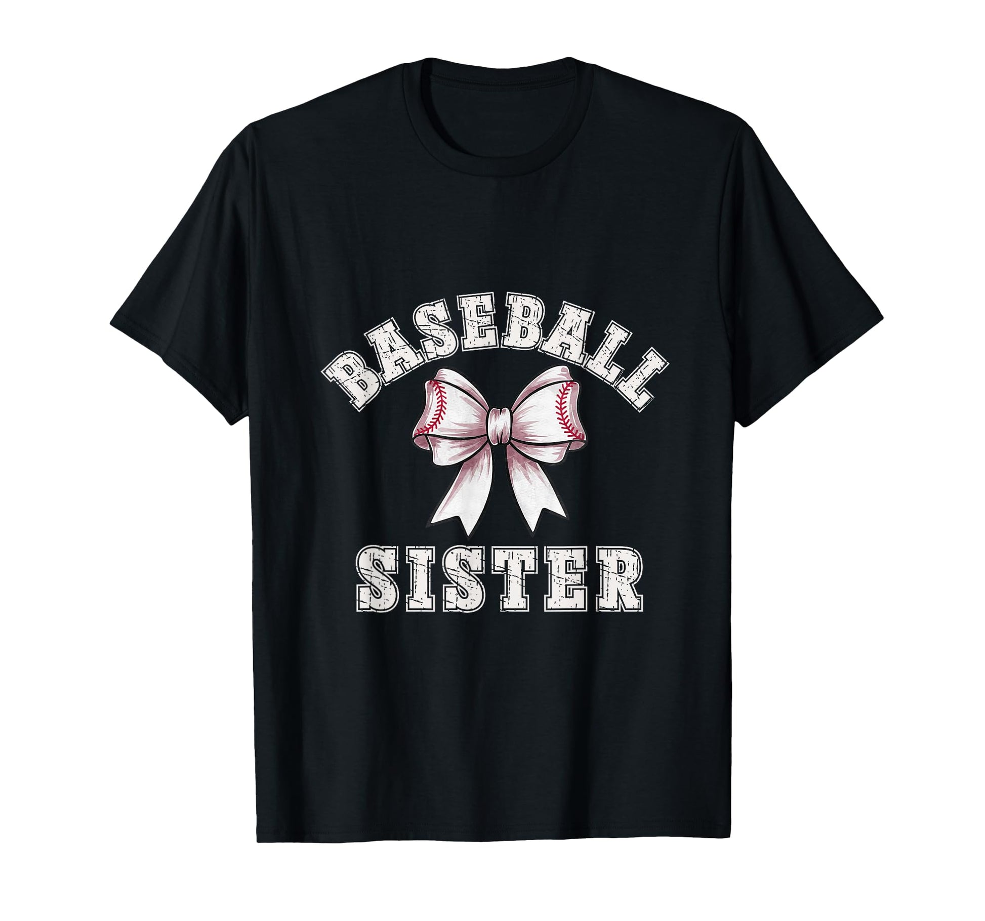 Coquette Baseball Sister Bow Game Day T-Shirt - Casual Everyday Wear Unisex - T-Shirt, Sweatshirt, Hoodie