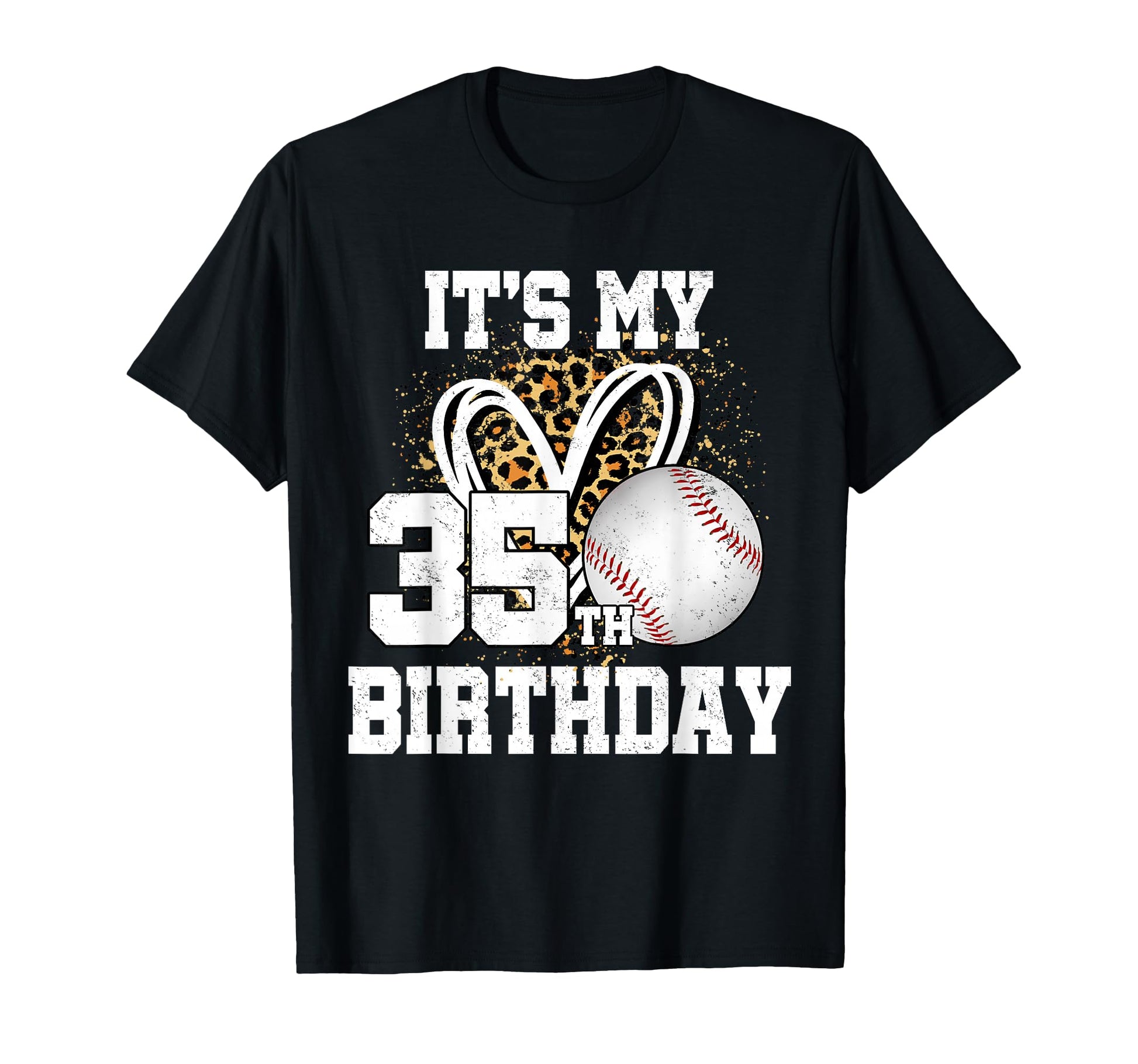 Its My 35Th Birthday Baseball 35 T-Shirt - Fun Novelty Design for Adults - T-Shirt, Sweatshirt, Hoodie