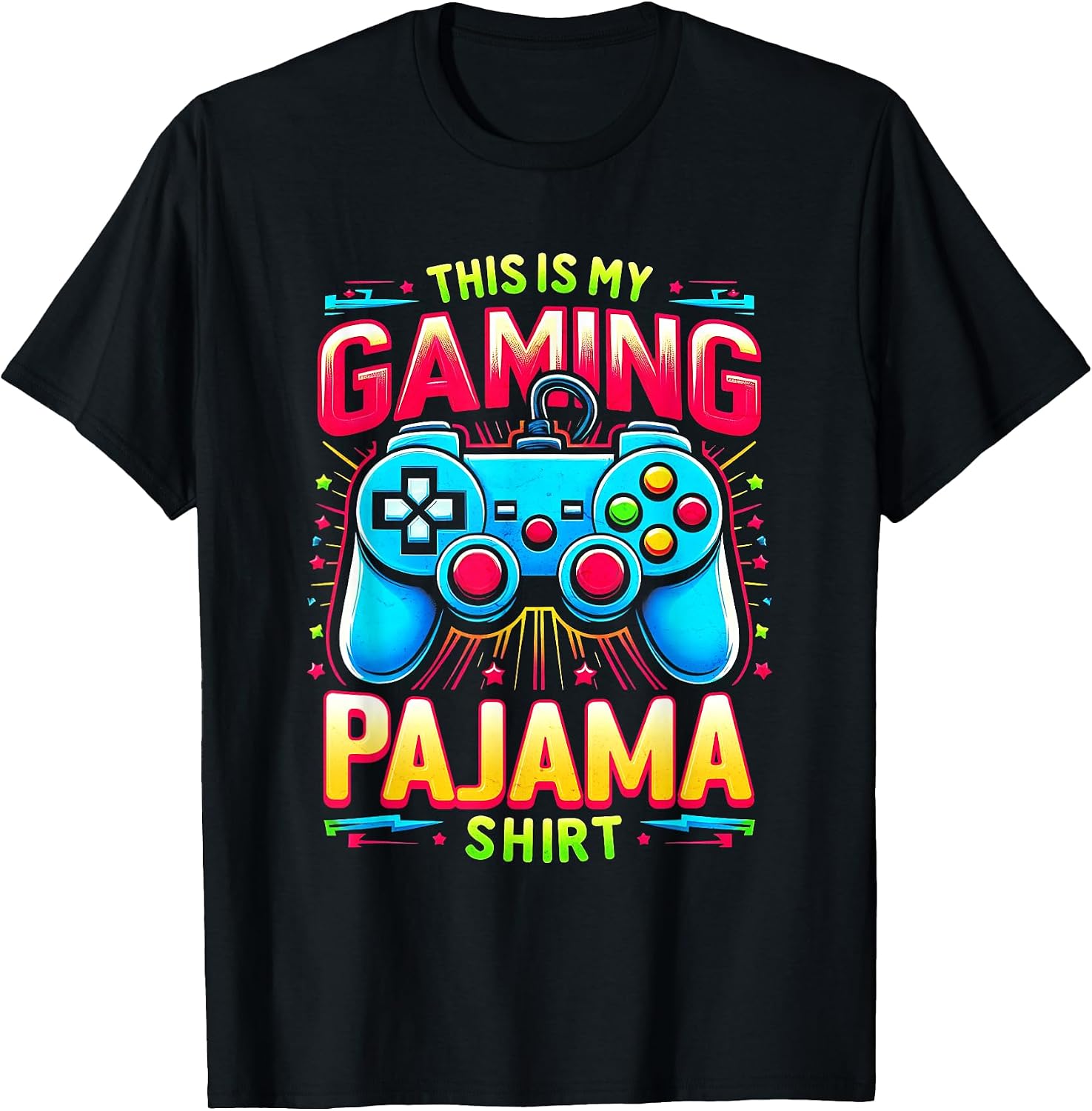 Gaming Pajama Gamepad Video Game Gamer - Adult & Kids T-Shirts, Sweatshirts & Hoodies apparel design preview 1