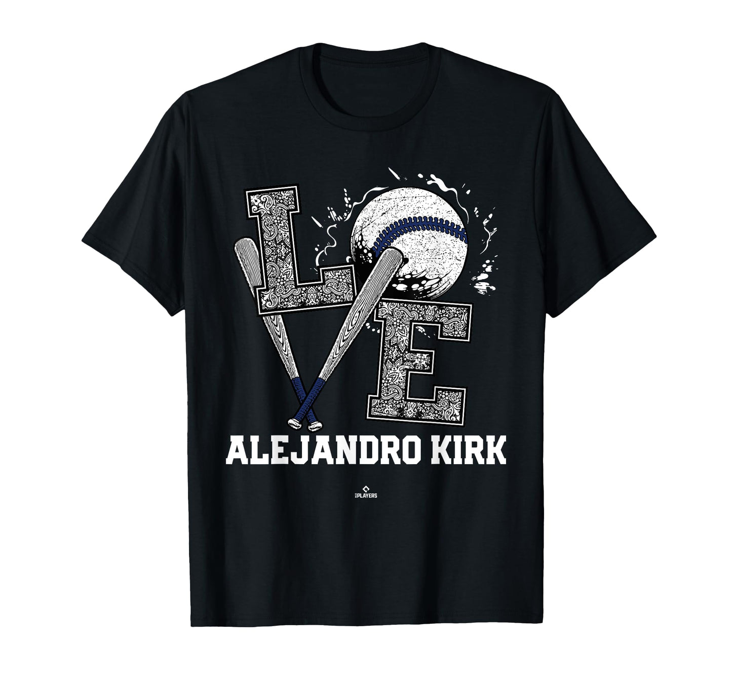 Distressed Baseball Love Alejandro T-Shirt - Unique Graphic for Adults - T-Shirt, Sweatshirt, Hoodie