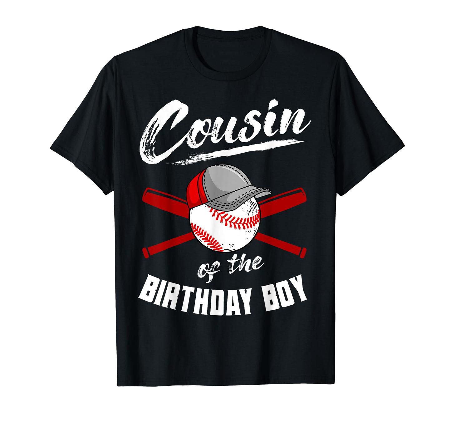 Cousin Birthday Baseball Bday Party T-Shirt - Aesthetic Graphic Unisex - T-Shirt, Sweatshirt, Hoodie