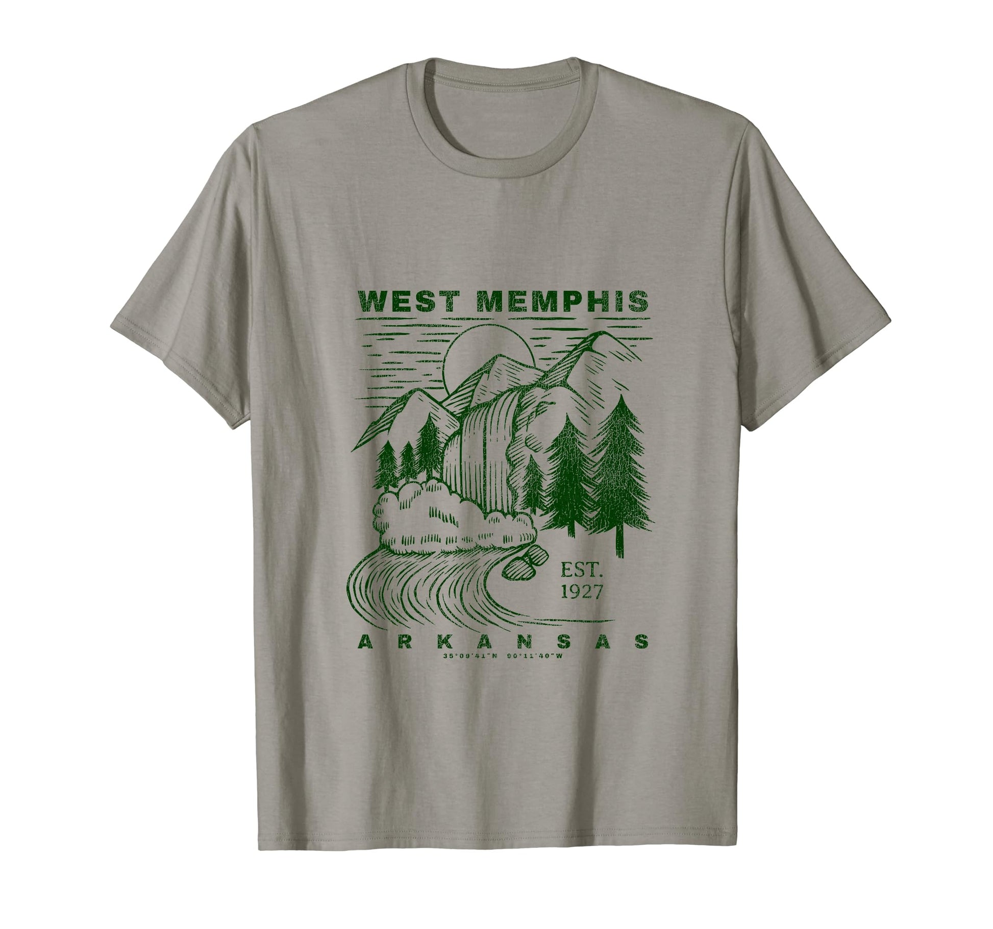 West Memphis Arkansas Neat Souvenir T-Shirt - Graphic Print for Adults - T-Shirt, Sweatshirt, Hoodie
