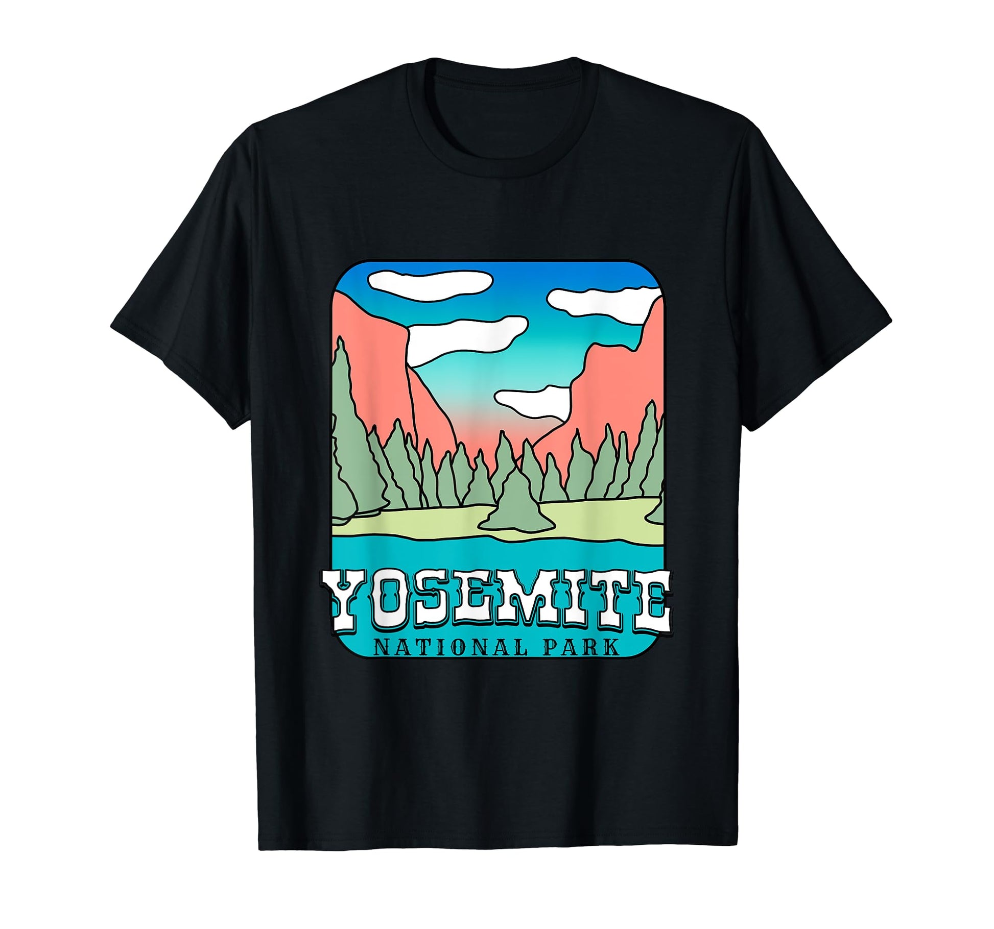 Yosemite National Park Souvenir T-Shirt - Streetwear Style Men Women - T-Shirt, Sweatshirt, Hoodie