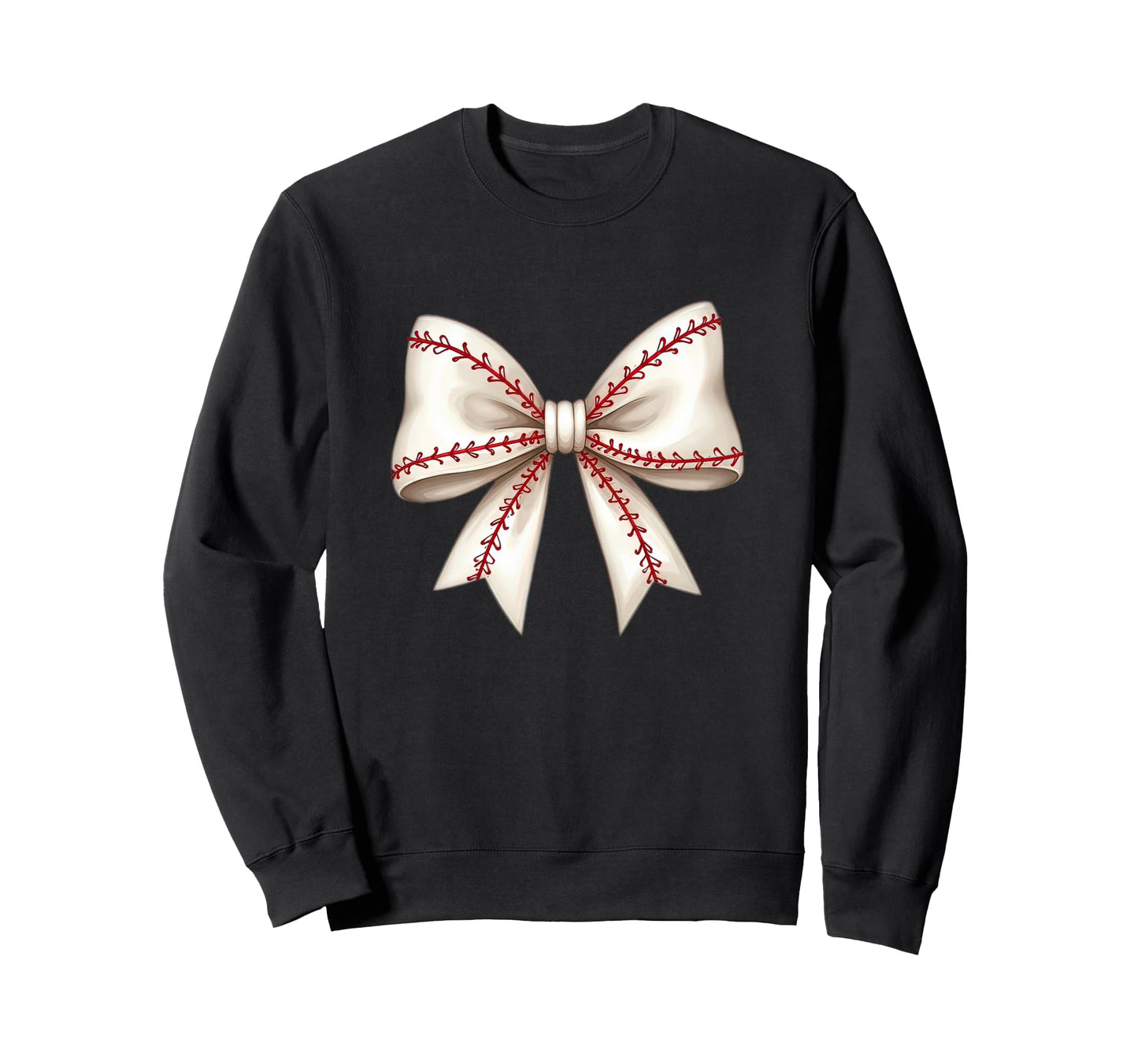 Baseball Coquette Bow Mom Baseball Sweatshirt - Unique Graphic Men Women - T-Shirt, Sweatshirt, Hoodie