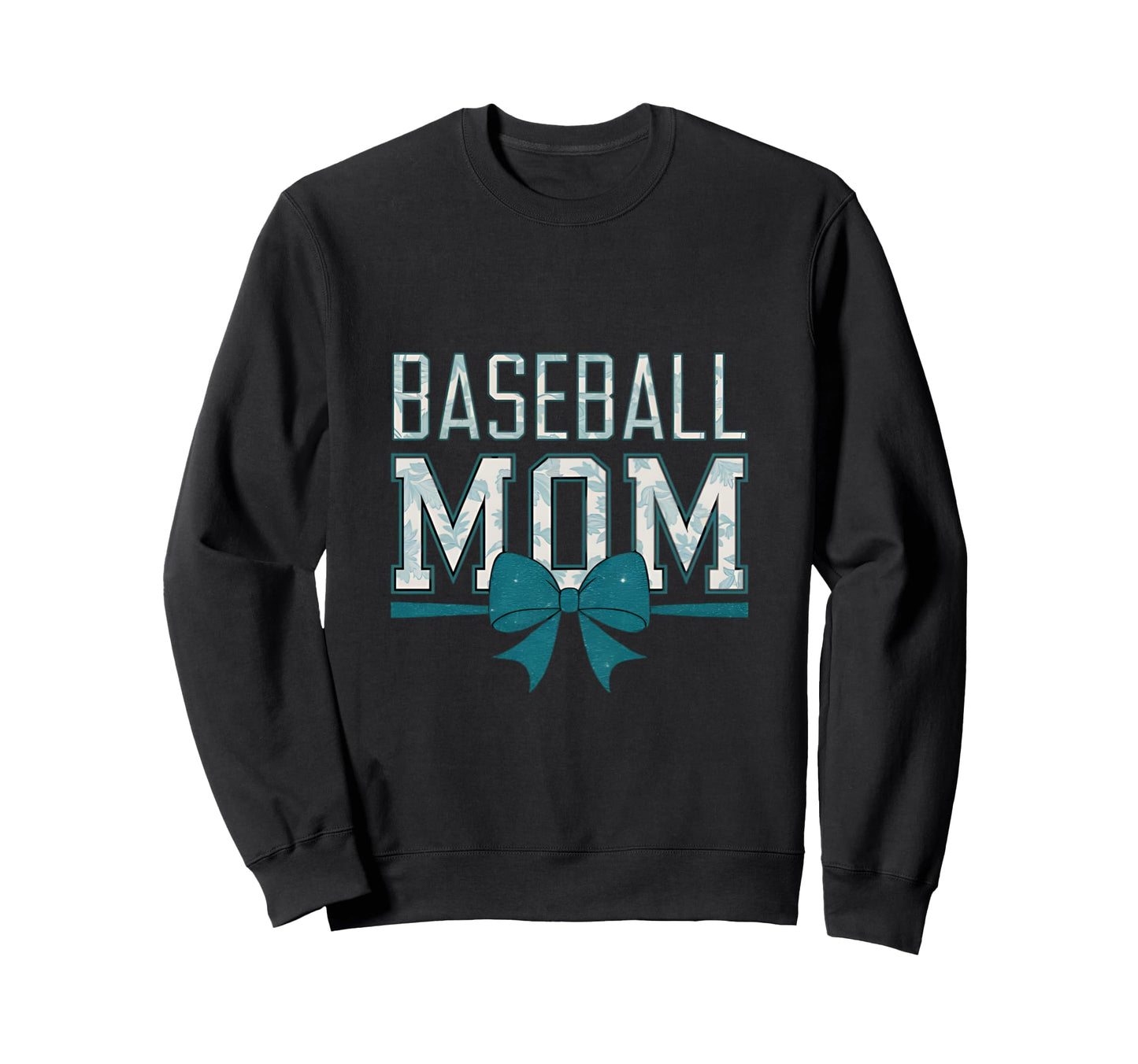 Baseball Mom Coquette Bow Mothers Day Sweatshirt - Minimalist Print Unisex - T-Shirt, Sweatshirt, Hoodie