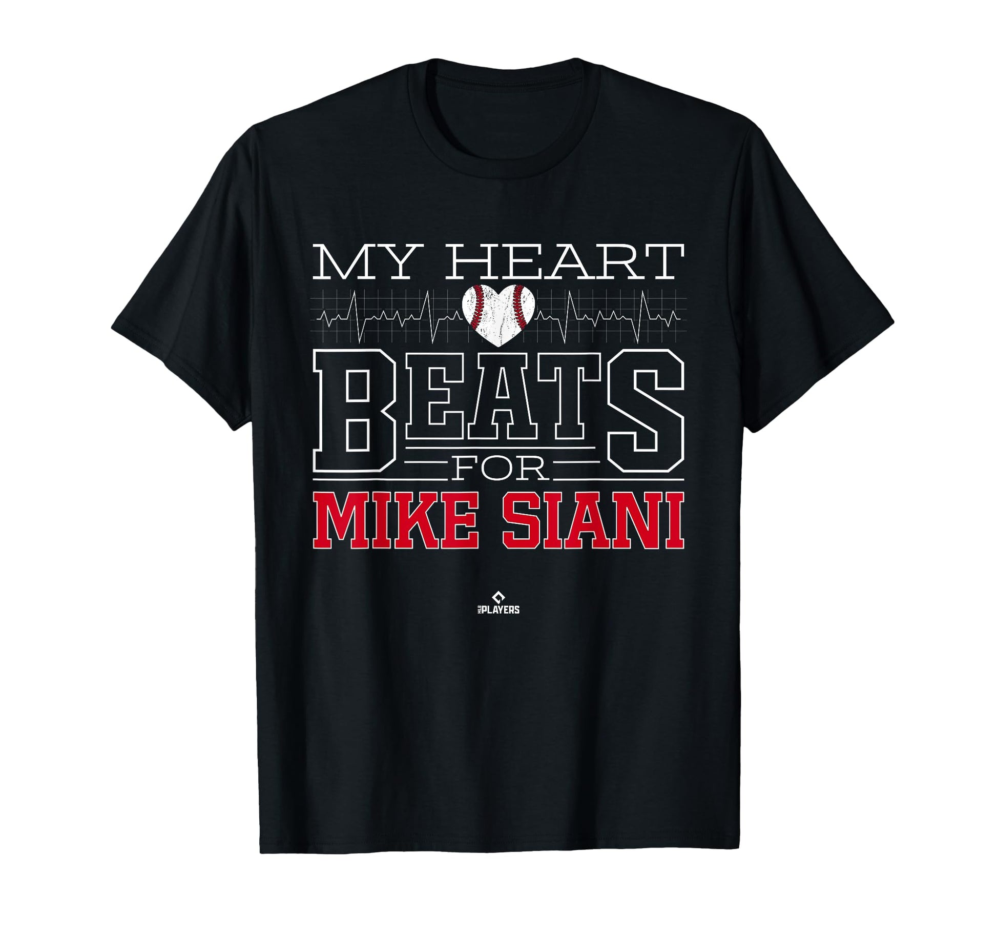 My Heart Beats Mike Siani Prospect T-Shirt - Unique Graphic for Adults - T-Shirt, Sweatshirt, Hoodie