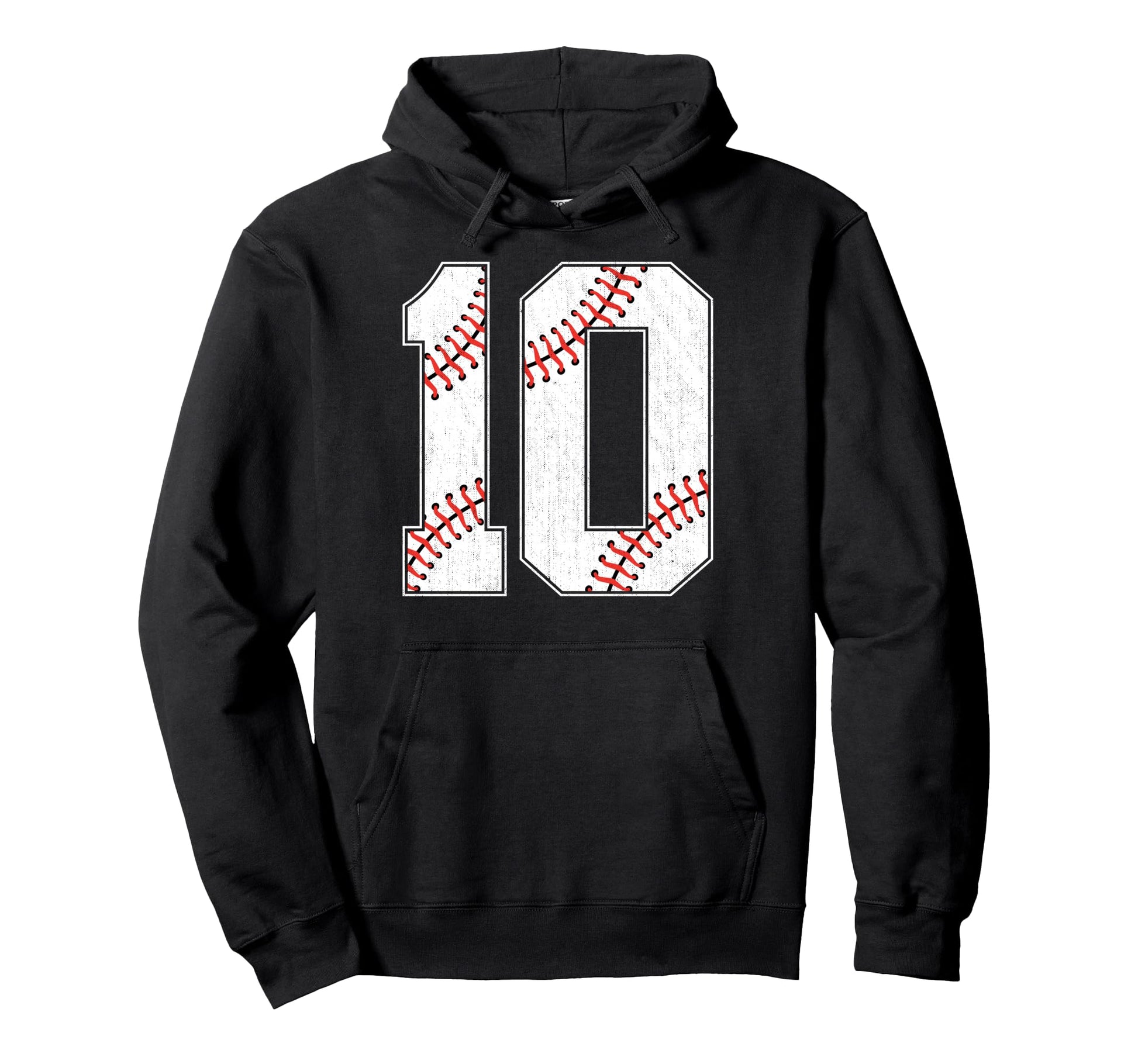 Baseball Player 10 Years Old 10Th Hoodie - Custom Art Print Unisex - T-Shirt, Sweatshirt, Hoodie