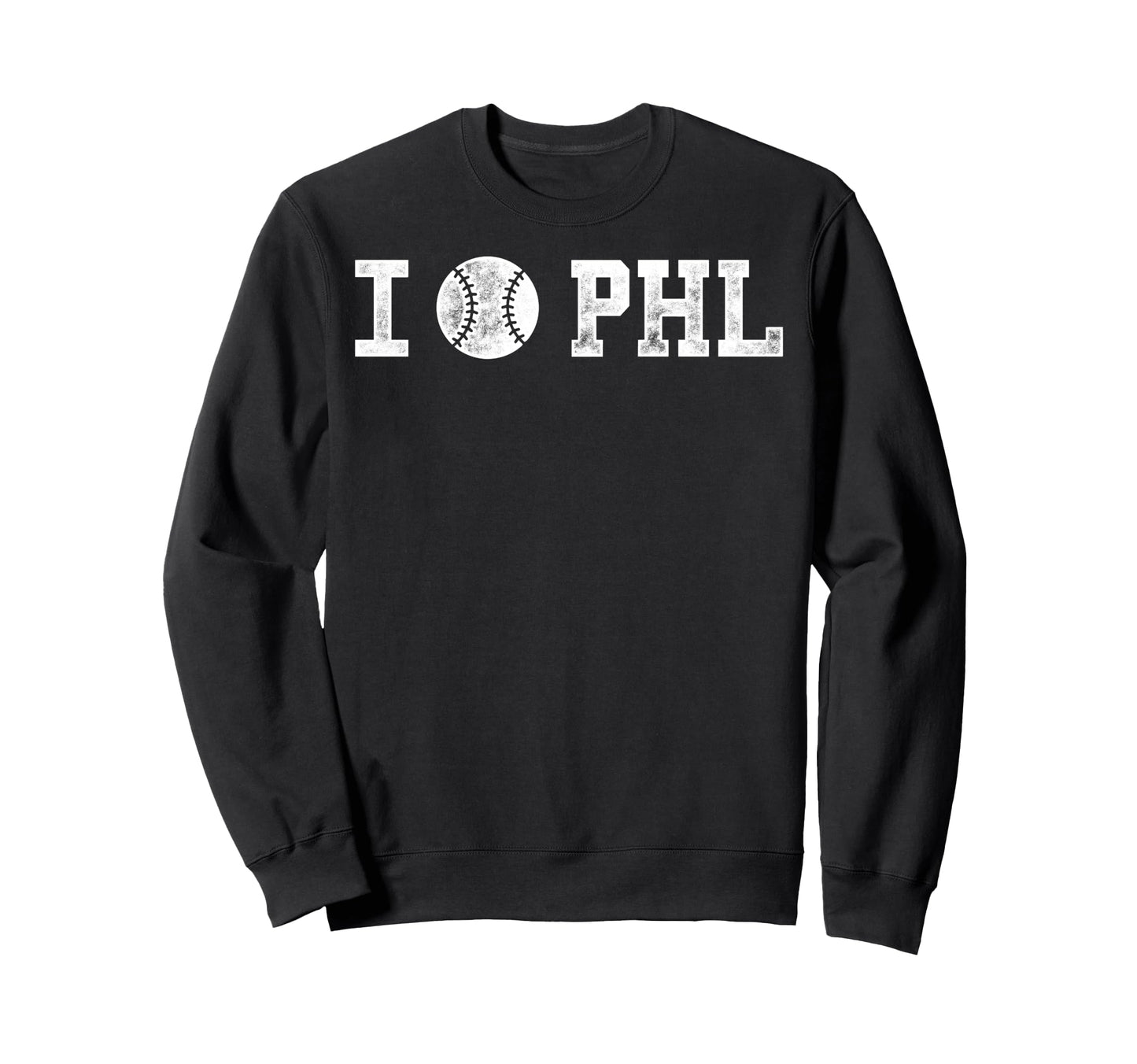 I Love Philly Baseball Sweatshirt - Trendy Graphic for Adults - T-Shirt, Sweatshirt, Hoodie