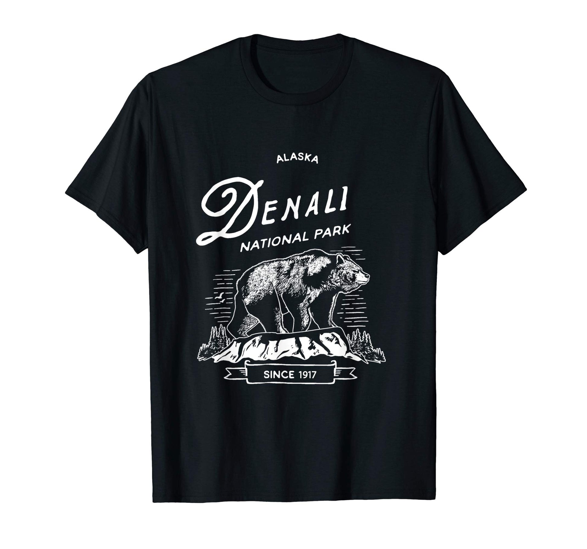 Denali National Park Bear Alaska T-Shirt - Streetwear Style Men Women - T-Shirt, Sweatshirt, Hoodie