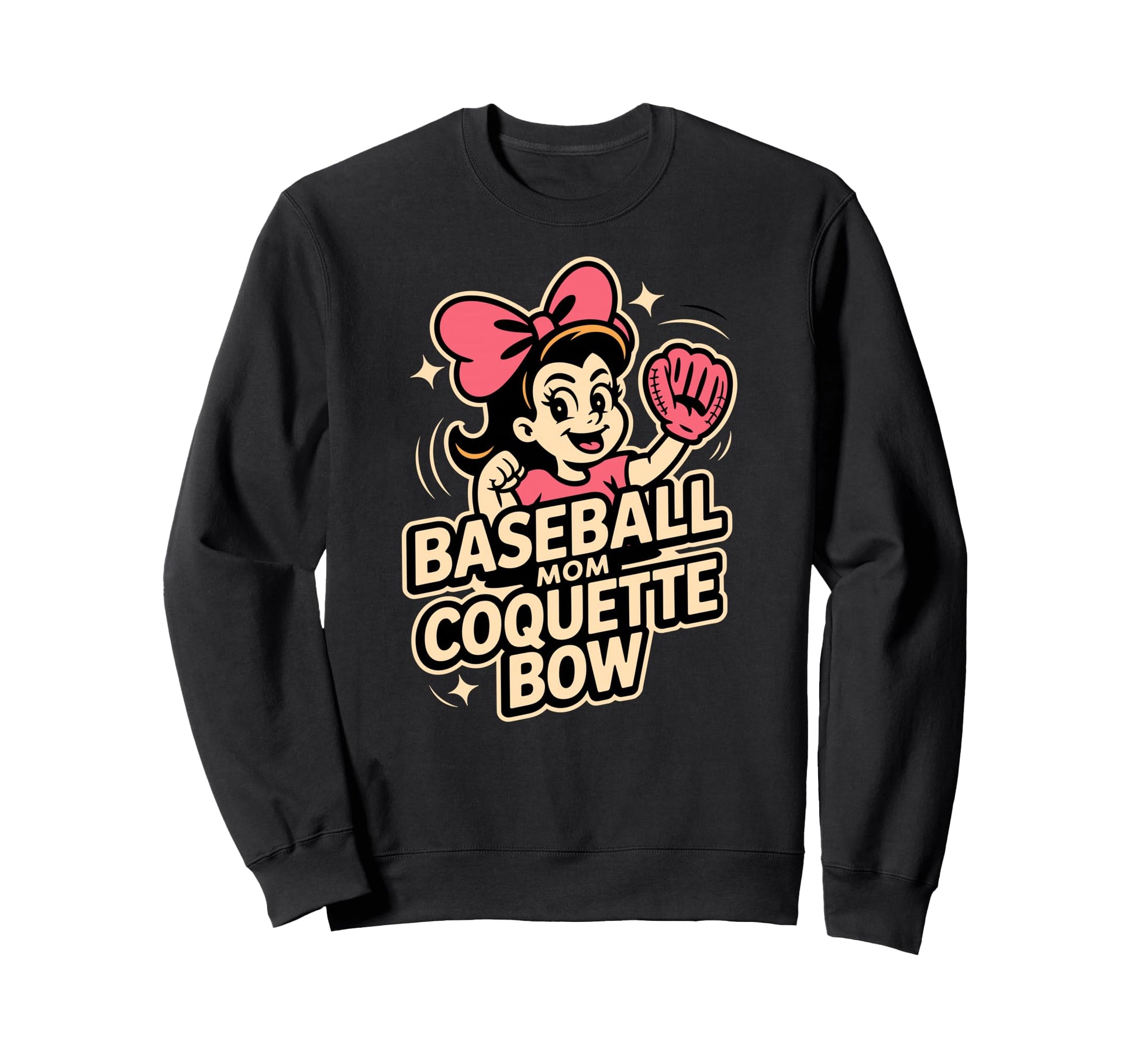 Baseball Mom Coquette Bow Day Game Sweatshirt - Streetwear Style Unisex - T-Shirt, Sweatshirt, Hoodie
