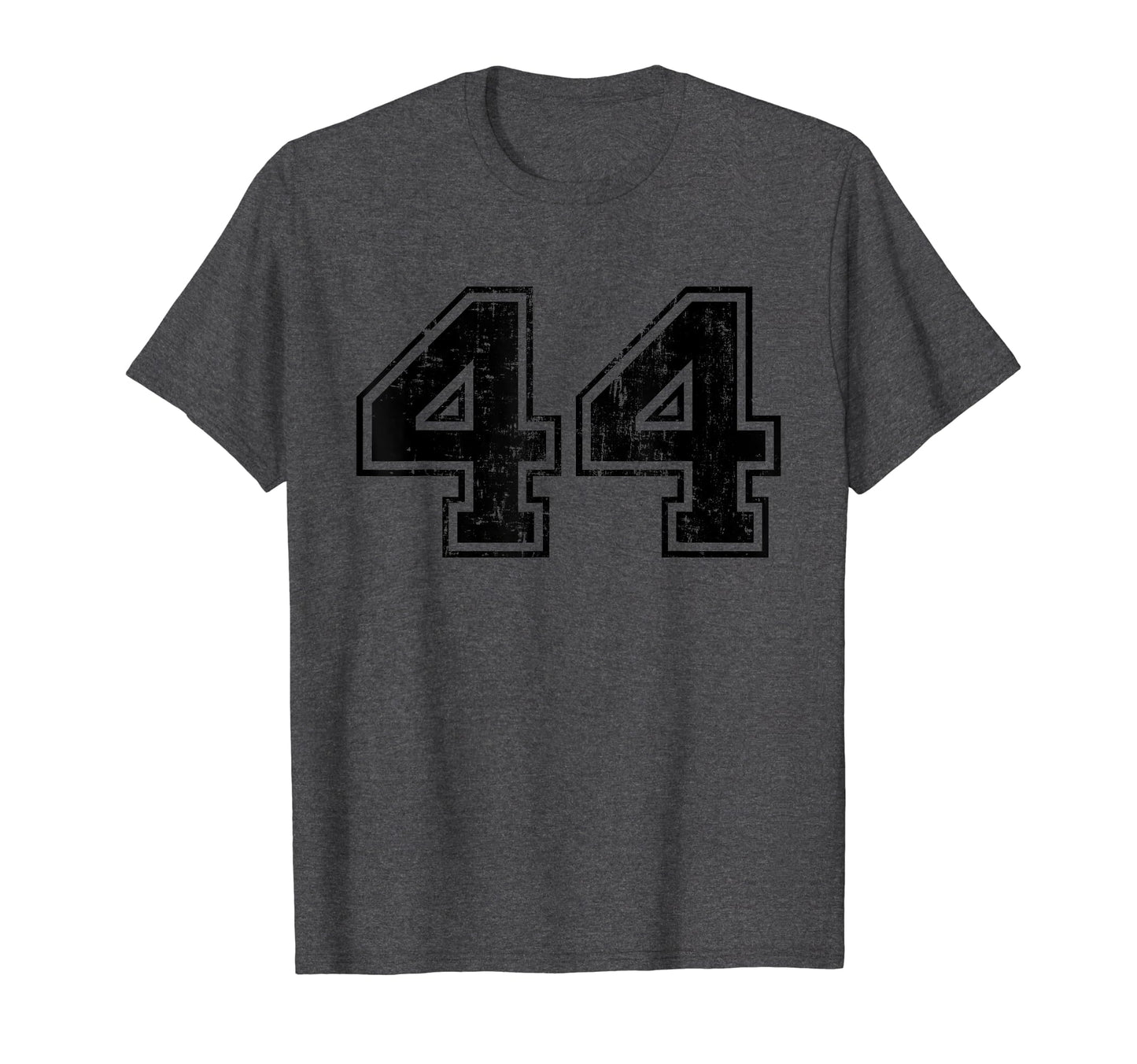 Number 44 Varsity Distressed Sport T-Shirt - Trendy Graphic for Adults - T-Shirt, Sweatshirt, Hoodie