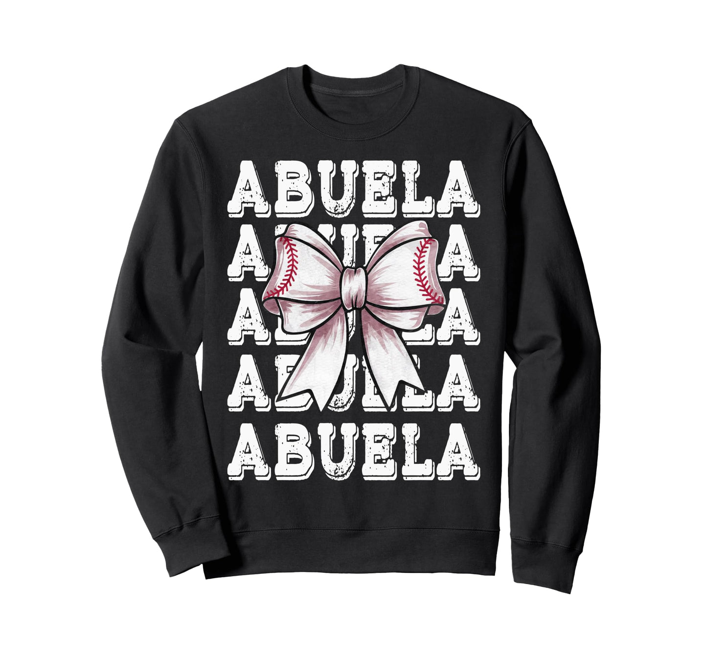 Coquette Baseball Abuela Matching Family Sweatshirt - Graphic Print Unisex - T-Shirt, Sweatshirt, Hoodie
