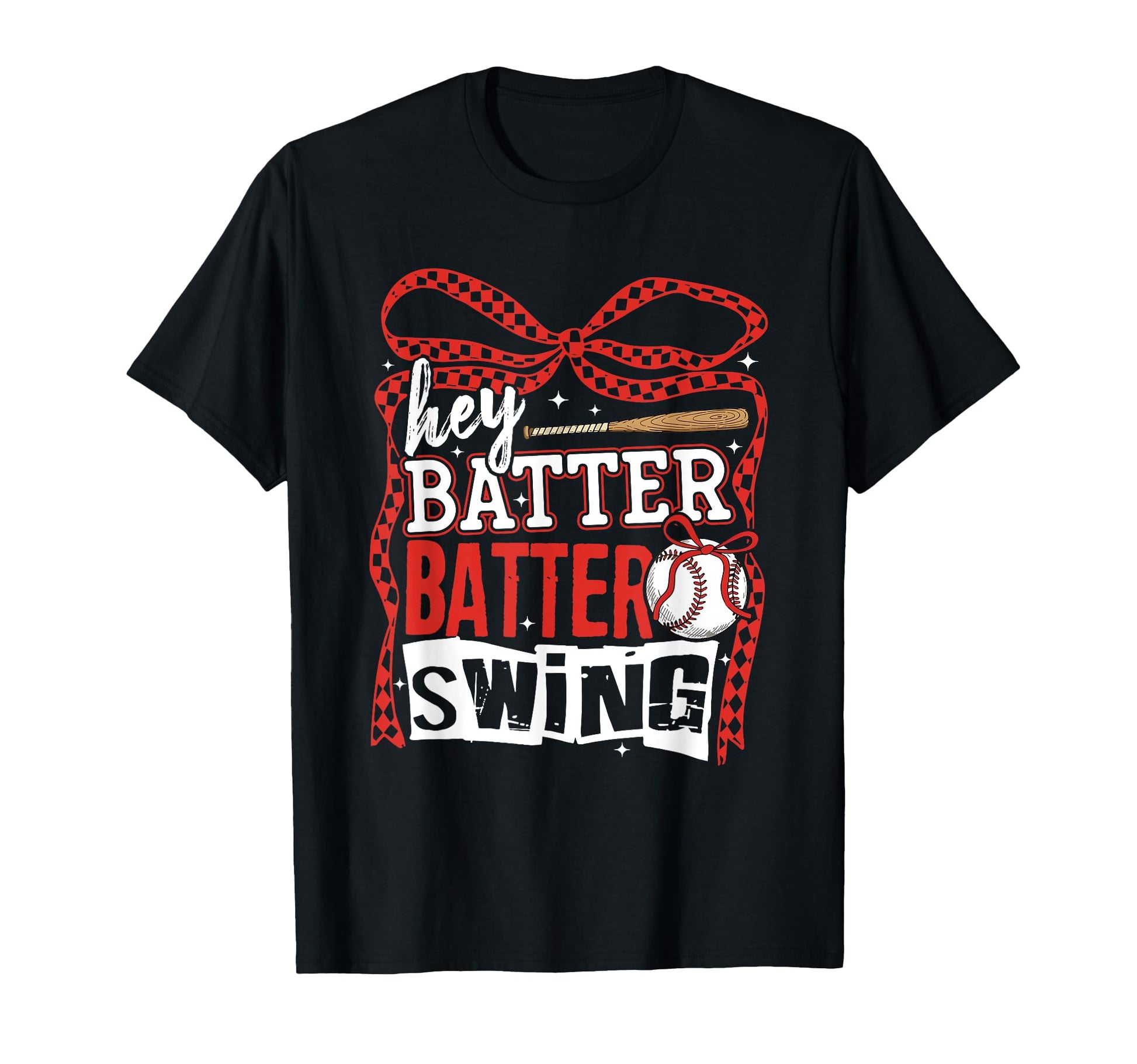 Hey Baseball Batter Batter Swing Baseball T-Shirt - Graphic Print Unisex - T-Shirt, Sweatshirt, Hoodie
