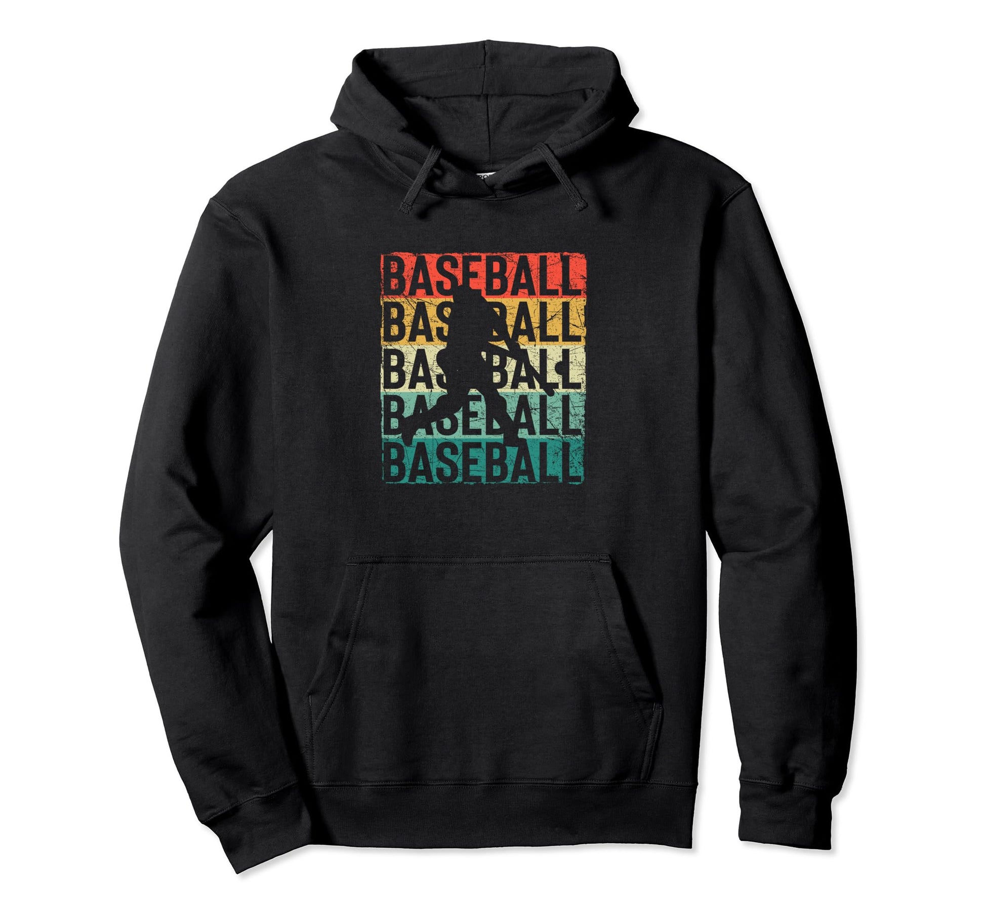 Baseball 70S 80S Old School Sunset Hoodie - Fun Novelty Design Men Women - T-Shirt, Sweatshirt, Hoodie