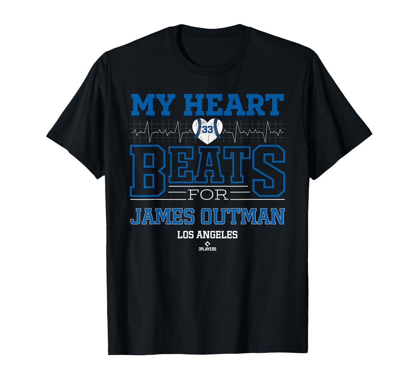 My Heart Beats James Outman Los Angeles T-Shirt - Custom Art Print Unisex - T-Shirt, Sweatshirt, Hoodie