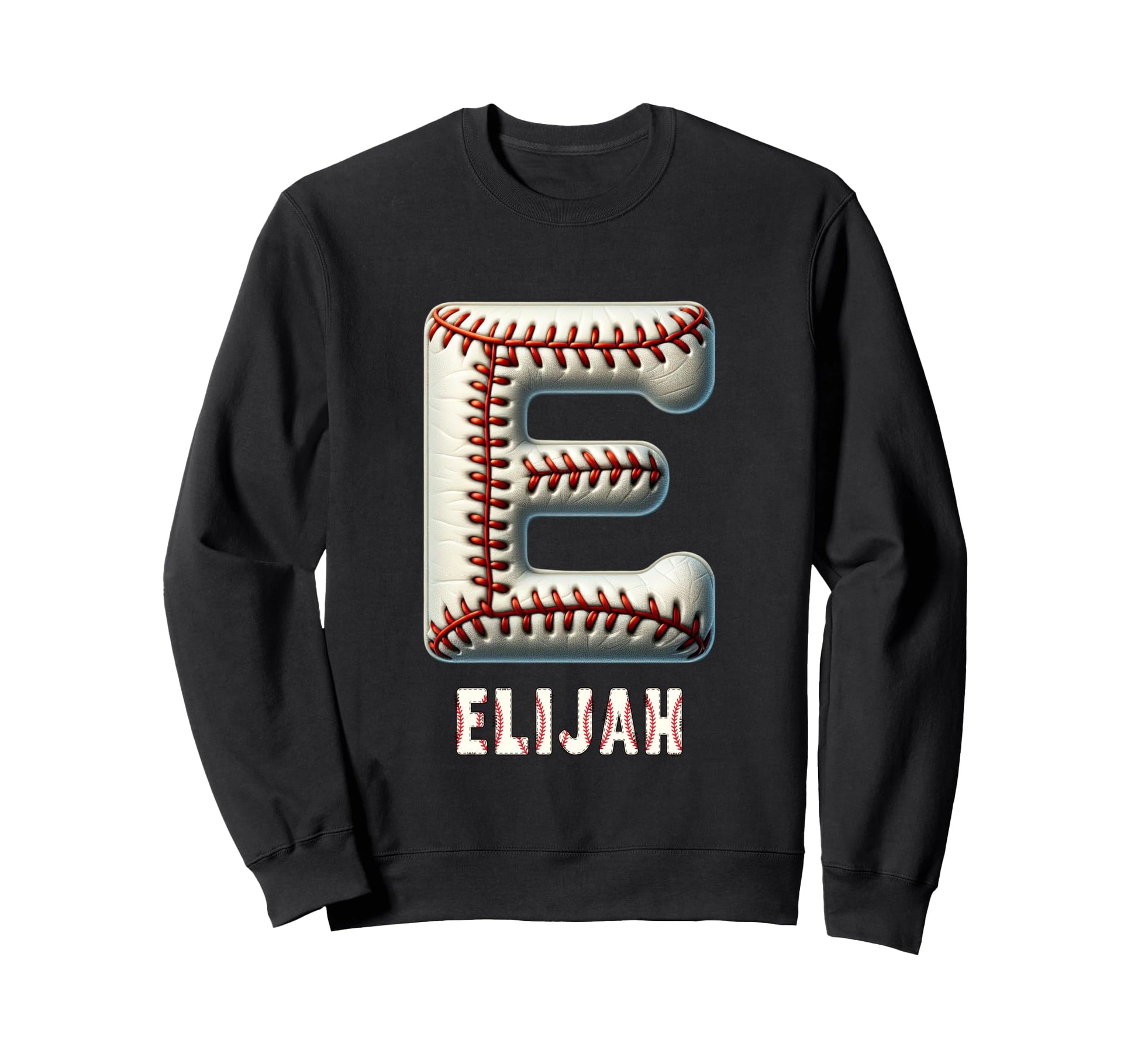 Baseball Home Run Henry Initial Sweatshirt - Graphic Print for Adults - T-Shirt, Sweatshirt, Hoodie
