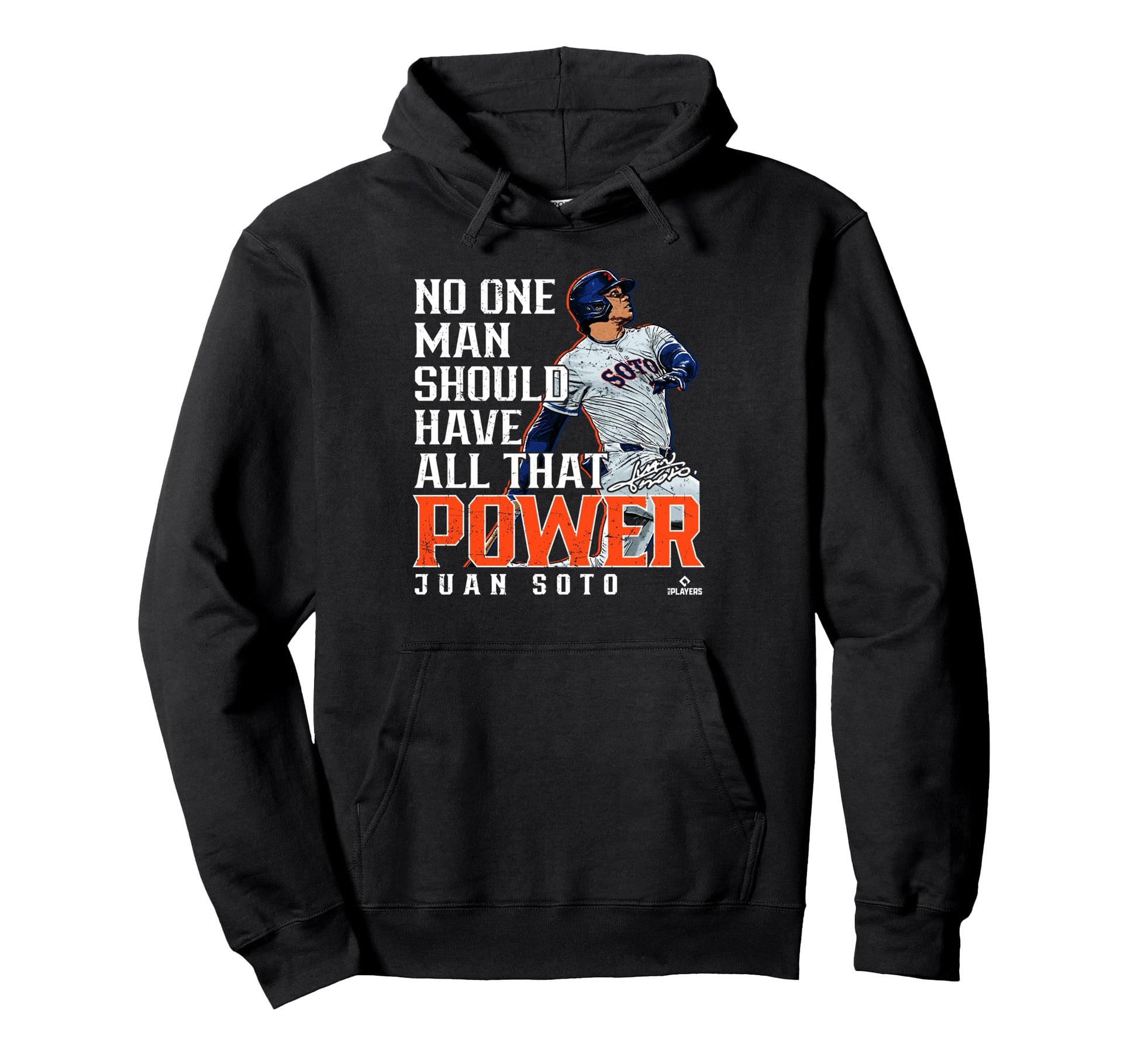 Juan Soto Power New York Baseball Mlbpa Hoodie - Novelty Apparel for Adults - T-Shirt, Sweatshirt, Hoodie