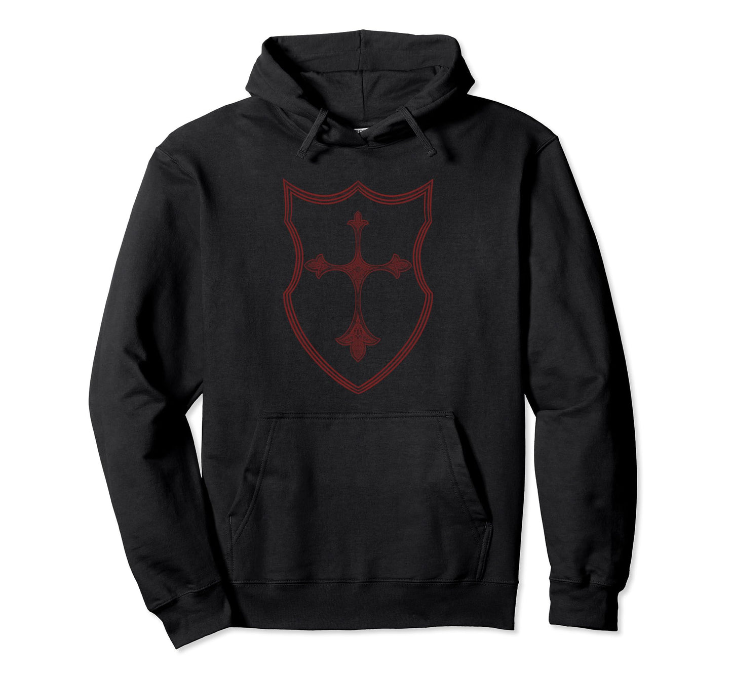Cross Shield Y2K Eboy Egirl Trad Mall Goth Hoodie - Novelty Apparel Unisex - T-Shirt, Sweatshirt, Hoodie