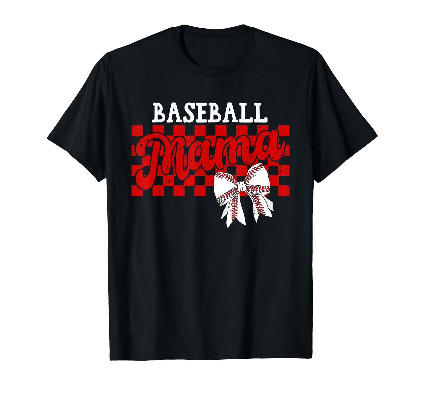 Baseball Mama Coquette Bow Game Day T-Shirt - Unique Graphic for Adults - T-Shirt, Sweatshirt, Hoodie