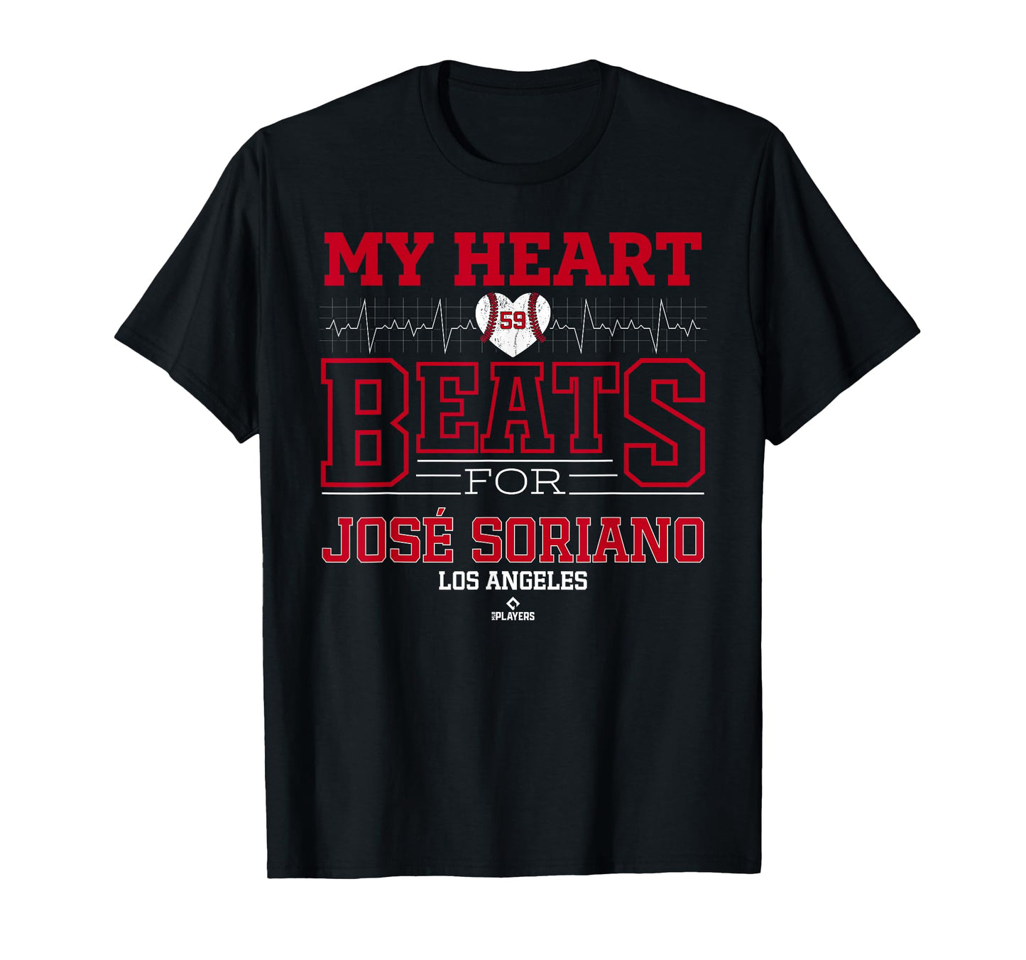 My Heart Beats Jos Soriano Los Angeles T-Shirt - Fun Novelty Design Unisex - T-Shirt, Sweatshirt, Hoodie