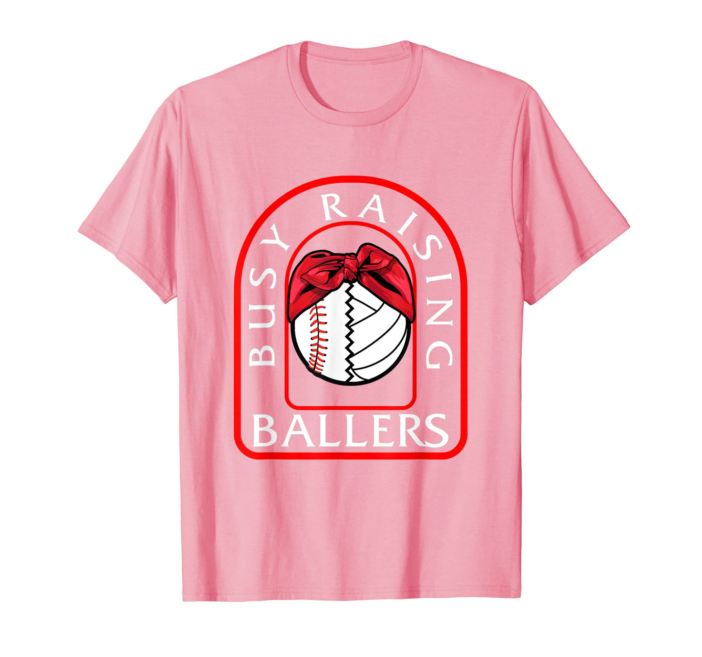 Volleyball Baseball Busy Raising T-Shirt - Custom Art Print for Adults - T-Shirt, Sweatshirt, Hoodie