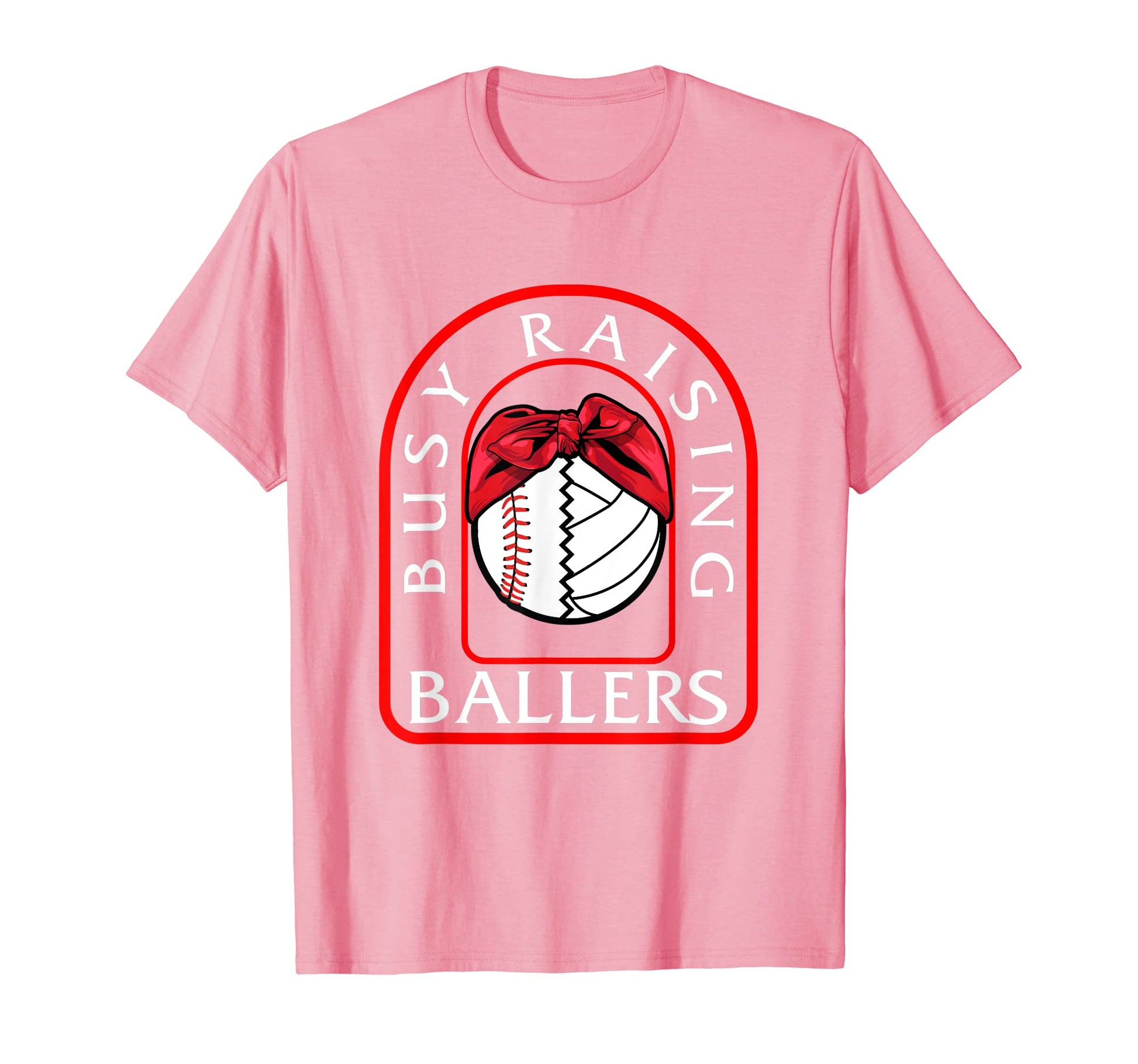 Volleyball Baseball Busy Raising T-Shirt - Custom Art Print for Adults - T-Shirt, Sweatshirt, Hoodie