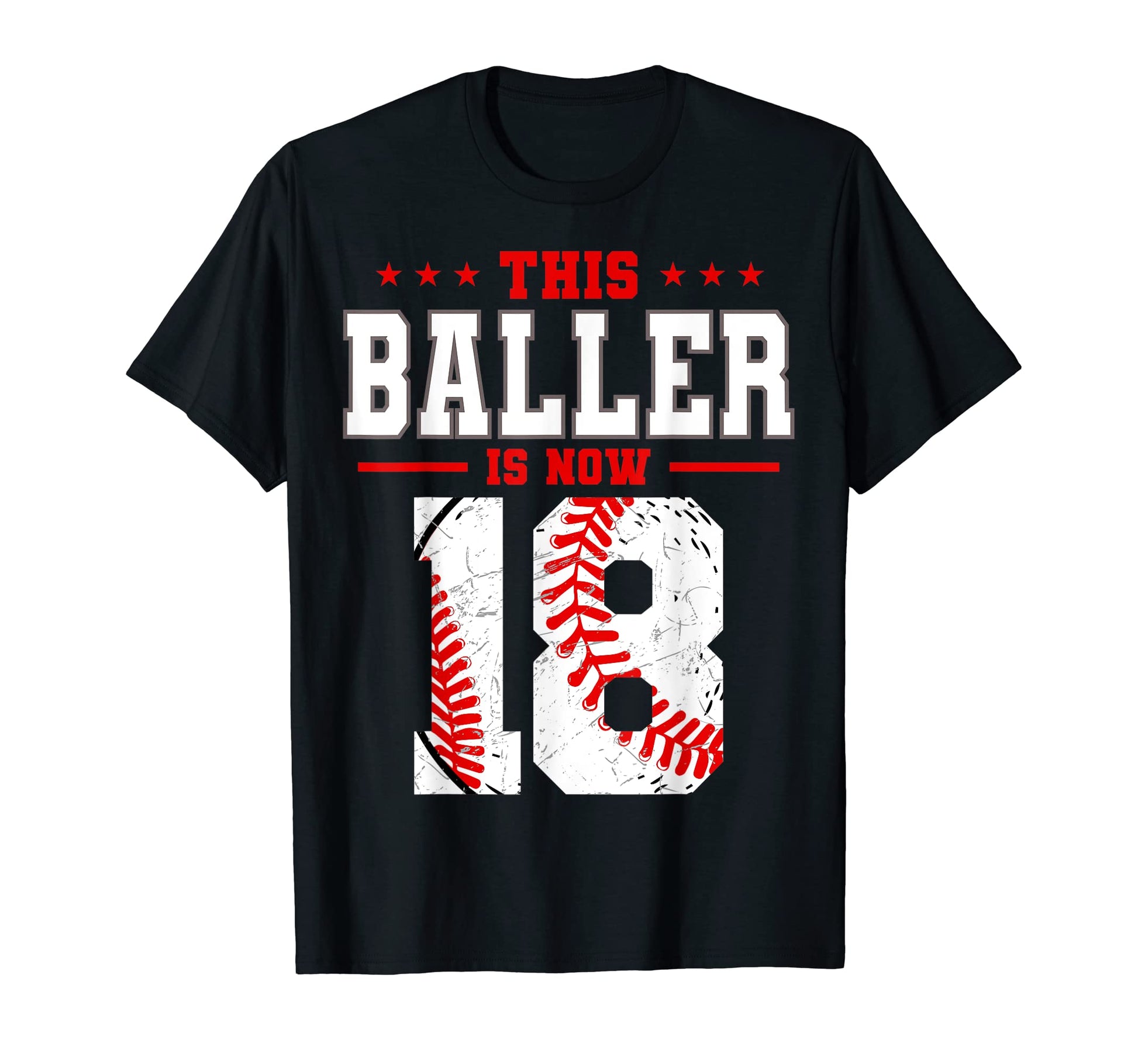 This Baller Is Now 18 Birthday T-Shirt - Streetwear Style for Adults - T-Shirt, Sweatshirt, Hoodie