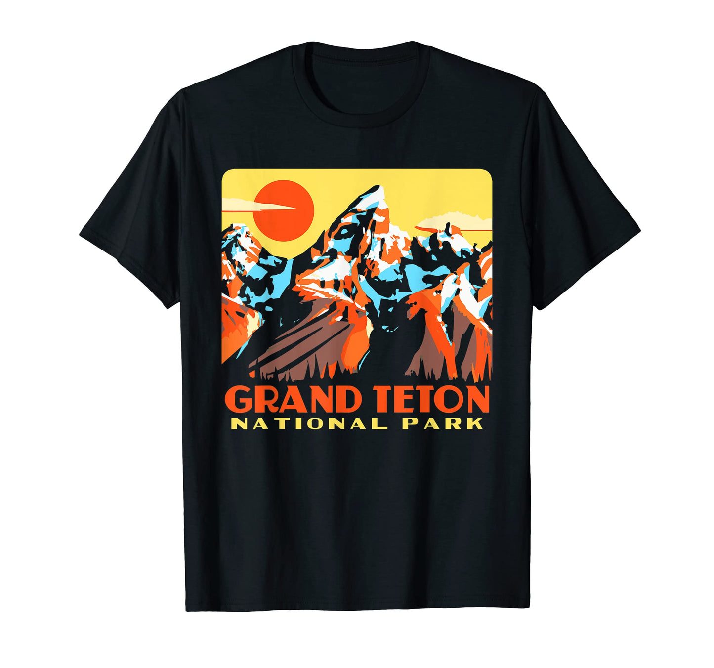 Grand Teton National Park Parks T-Shirt - Unique Graphic Unisex - T-Shirt, Sweatshirt, Hoodie