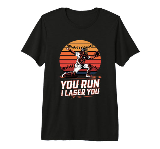 Baseball Catcher Throw Power Tri T-Shirt - Casual Everyday Wear for Adults - T-Shirt, Sweatshirt, Hoodie