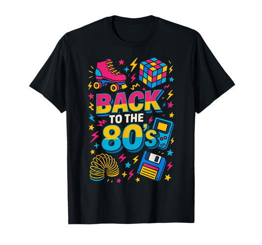 Back To 80S Roller Skate Gift T-Shirt - Aesthetic Graphic Men Women - T-Shirt, Sweatshirt, Hoodie