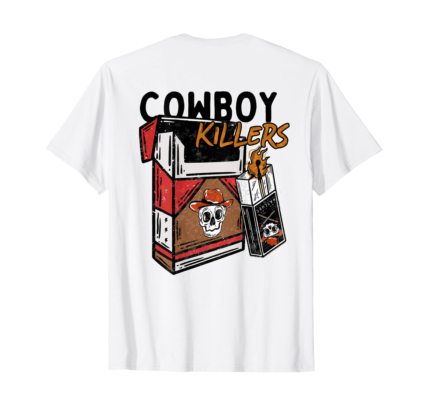 Cowboy Killers Funny Skeleton T-Shirt - Fun Novelty Design Men Women - T-Shirt, Sweatshirt, Hoodie
