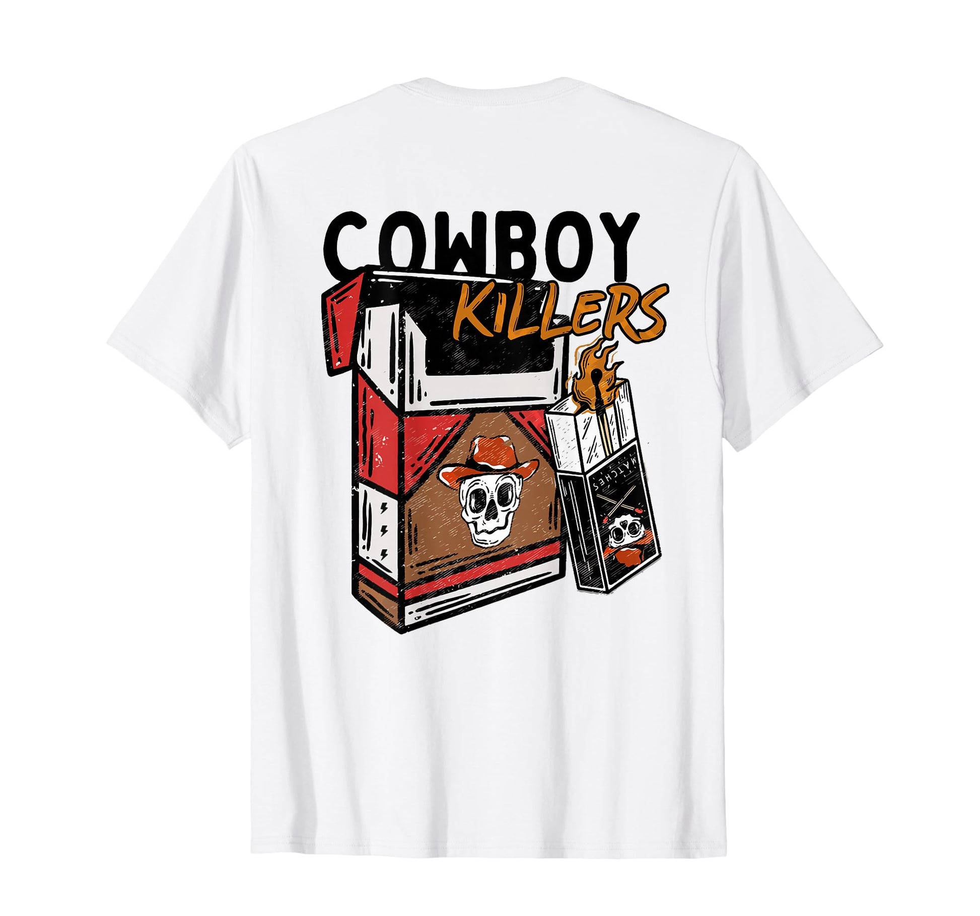 Cowboy Killers Funny Skeleton T-Shirt - Fun Novelty Design Men Women - T-Shirt, Sweatshirt, Hoodie