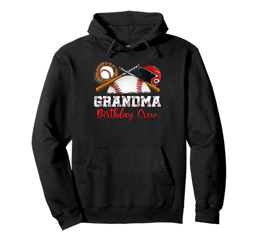 Baseball Birthday Party Sports Hoodie - Casual Everyday Wear for Adults - T-Shirt, Sweatshirt, Hoodie
