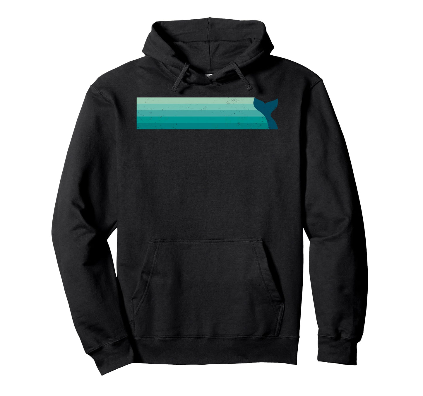Threadless Vanphirst Whale Stripes Hoodie - Custom Art Print Unisex - T-Shirt, Sweatshirt, Hoodie