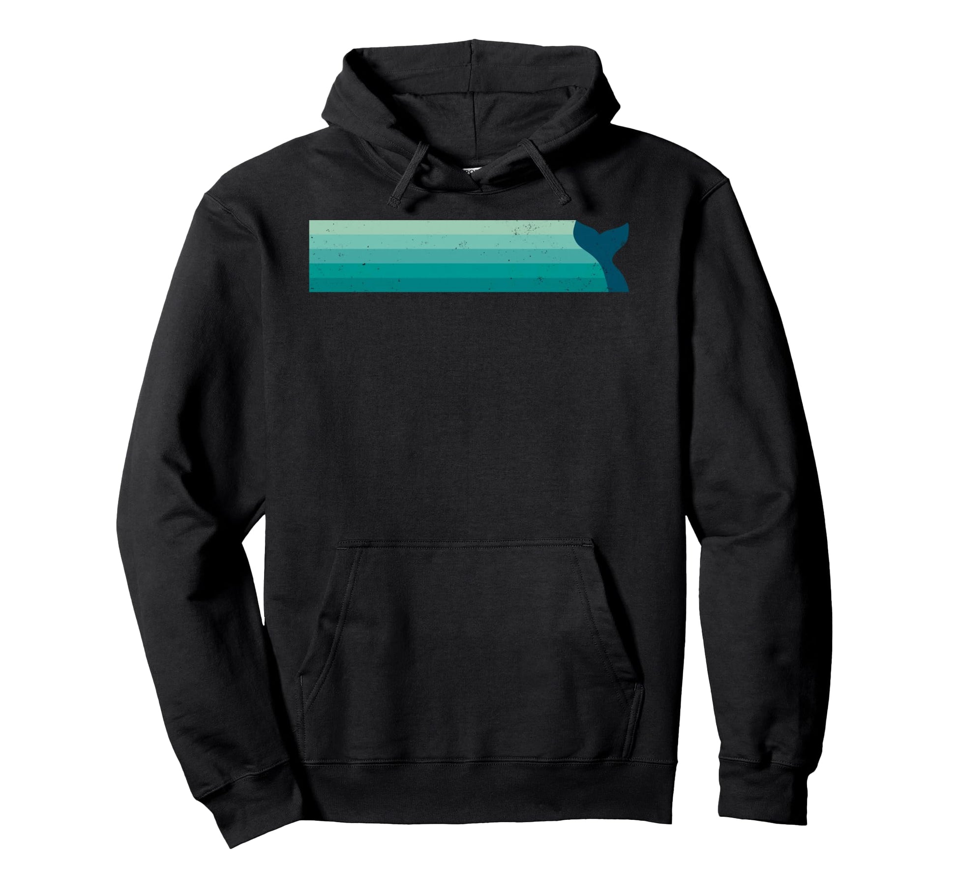 Threadless Vanphirst Whale Stripes Hoodie - Custom Art Print Unisex - T-Shirt, Sweatshirt, Hoodie