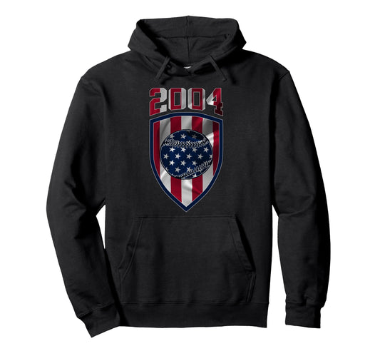 2004 Baseball 22Nd Birthday Hoodie - Aesthetic Graphic for Adults - T-Shirt, Sweatshirt, Hoodie