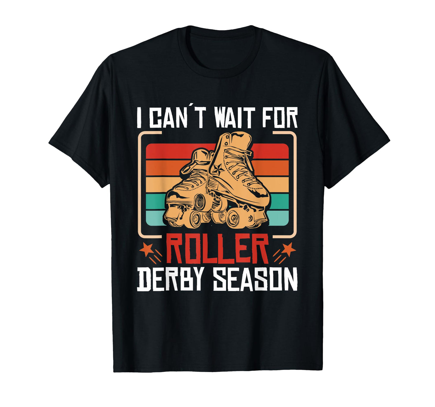 Roller Derby Skate Colorful Roller T-Shirt - Aesthetic Graphic Unisex - T-Shirt, Sweatshirt, Hoodie
