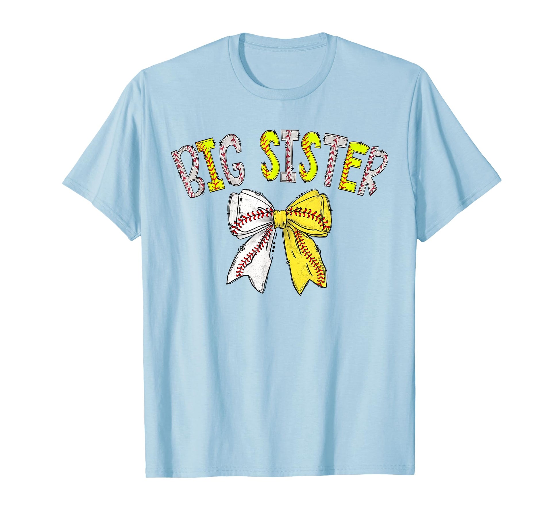 Big Sister Both Half Baseball Softball T-Shirt - Streetwear Style Unisex - T-Shirt, Sweatshirt, Hoodie