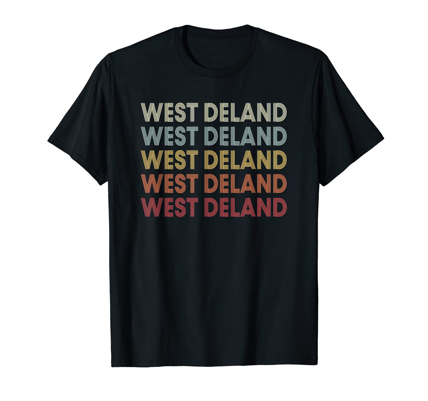 West Deland Florida West Deland Fl T-Shirt - Aesthetic Graphic for Adults - T-Shirt, Sweatshirt, Hoodie