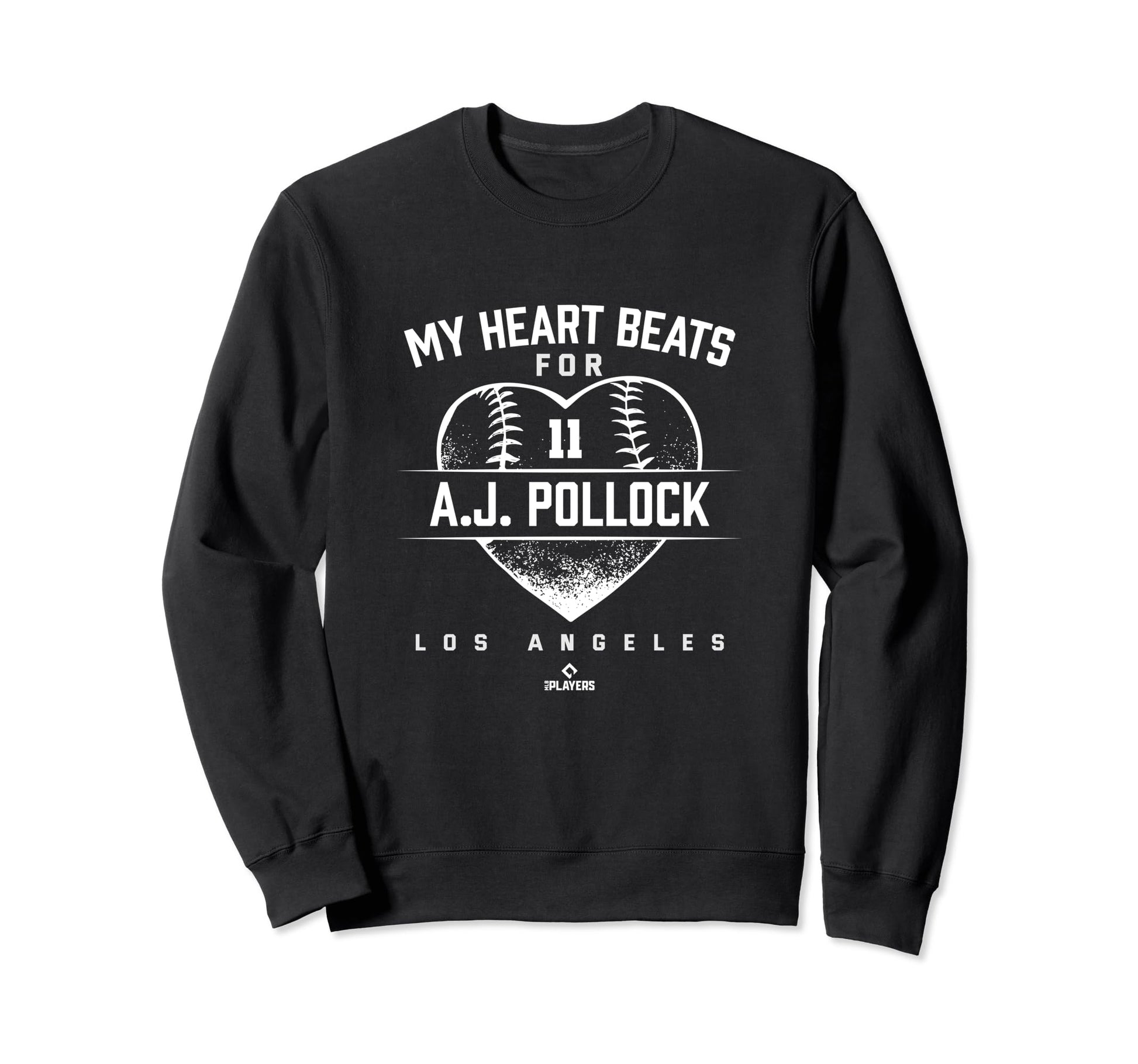 My Heart Beats Aj Pollock Los Sweatshirt - Novelty Apparel for Adults - T-Shirt, Sweatshirt, Hoodie