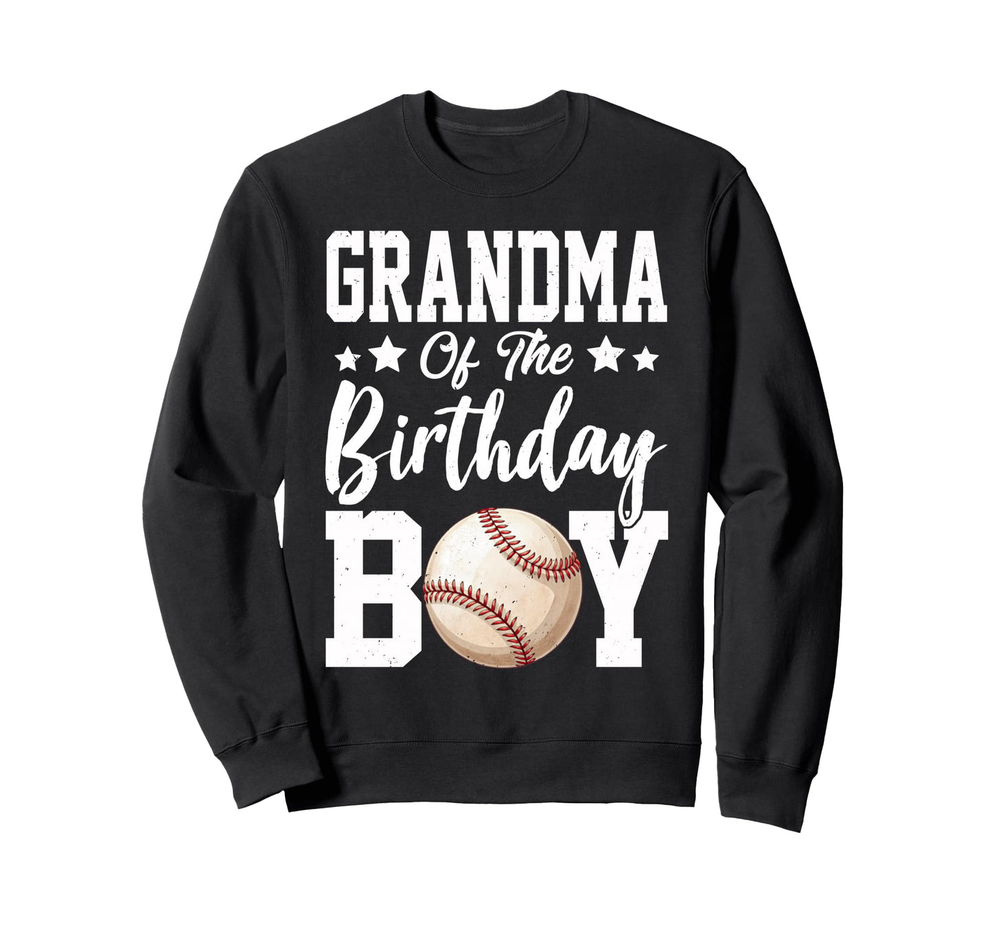 Grandma Birthday Baseball Sweatshirt - Aesthetic Graphic for Adults - T-Shirt, Sweatshirt, Hoodie