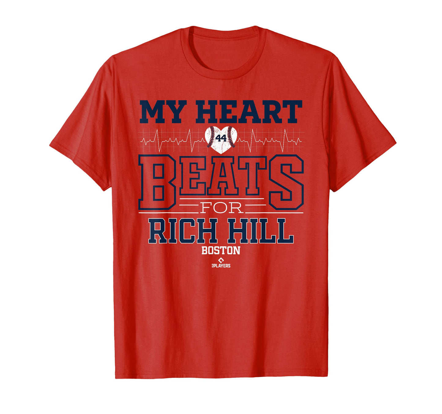 My Heart Beats Rich Hill Boston Baseball T-Shirt - Custom Art Print Unisex - T-Shirt, Sweatshirt, Hoodie