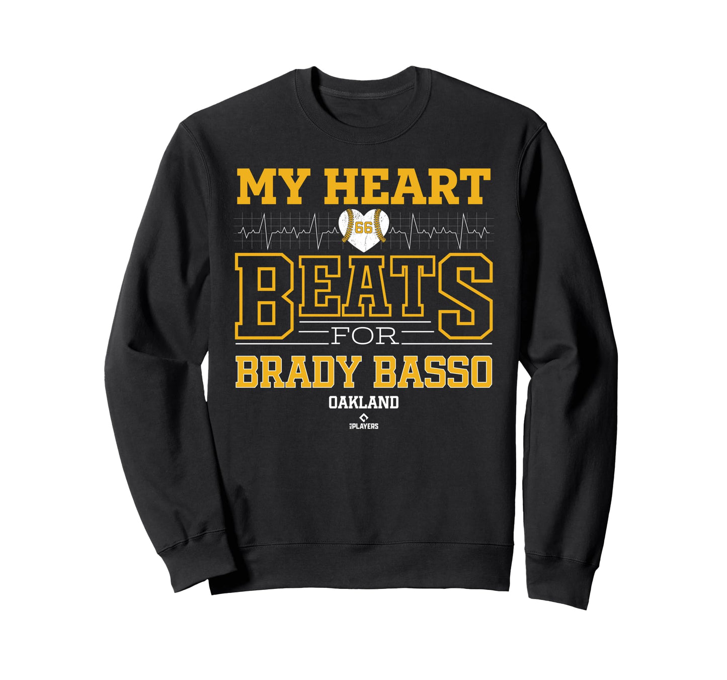 My Heart Beats Brady Basso Sweatshirt - Casual Everyday Wear for Adults - T-Shirt, Sweatshirt, Hoodie