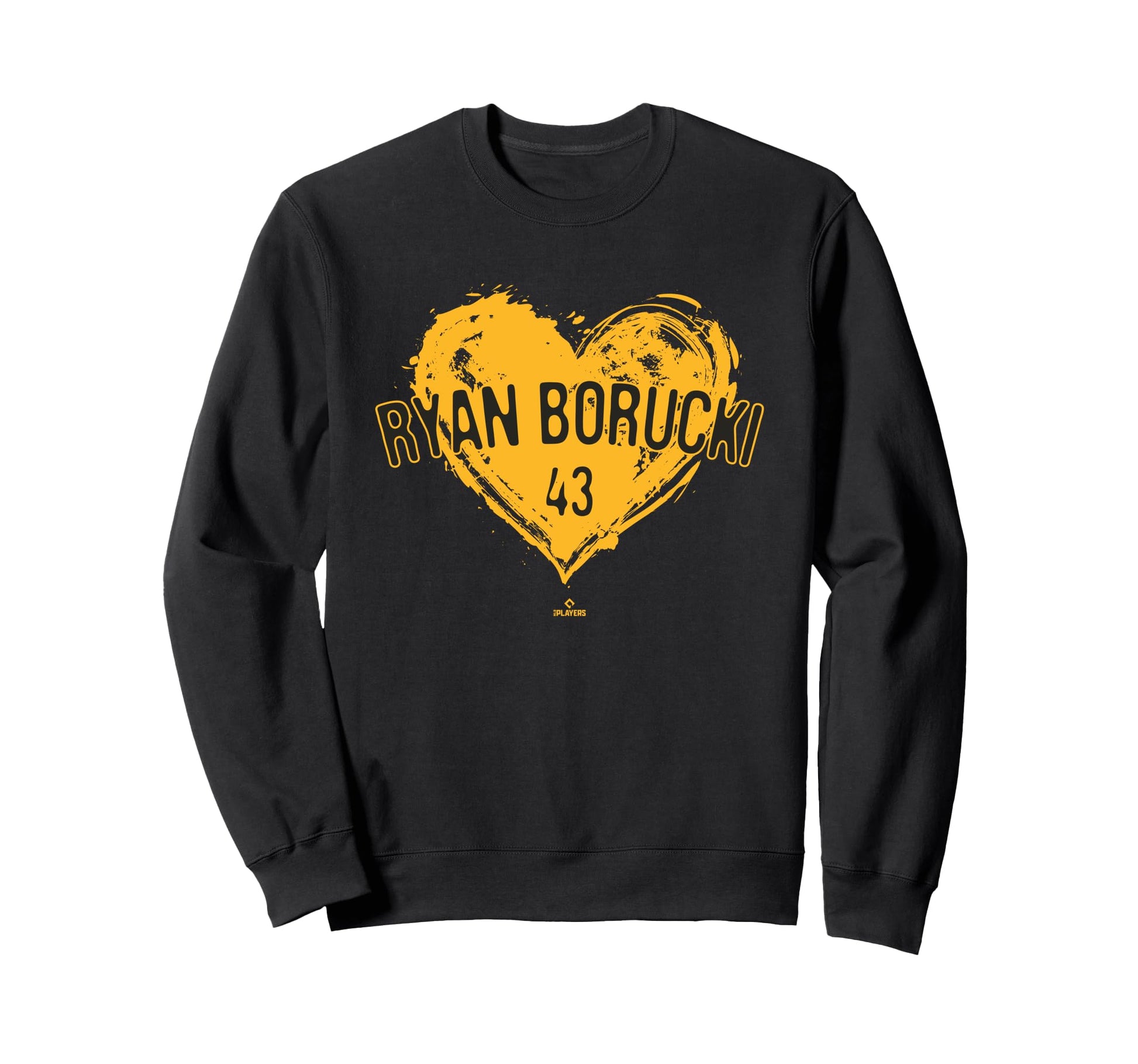 Distressed Heart Ryan Borucki Sweatshirt - Fun Novelty Design Unisex - T-Shirt, Sweatshirt, Hoodie