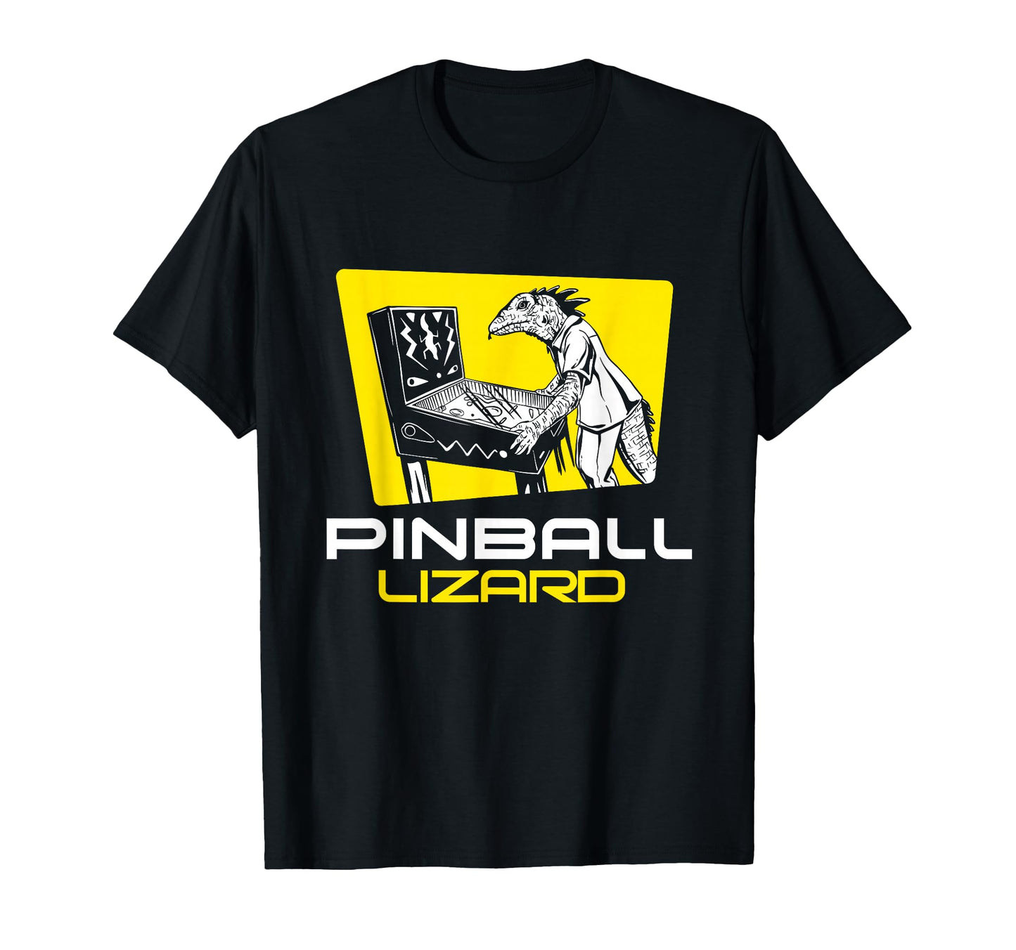 Pinball Lizard Multiball Pinball T-Shirt - Custom Art Print Men Women - T-Shirt, Sweatshirt, Hoodie