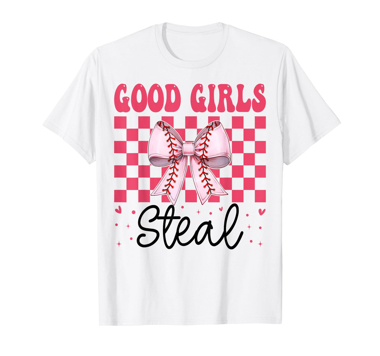 Baseball Mom Mothers Day Coquette Bow T-Shirt - Novelty Apparel for Adults - T-Shirt, Sweatshirt, Hoodie