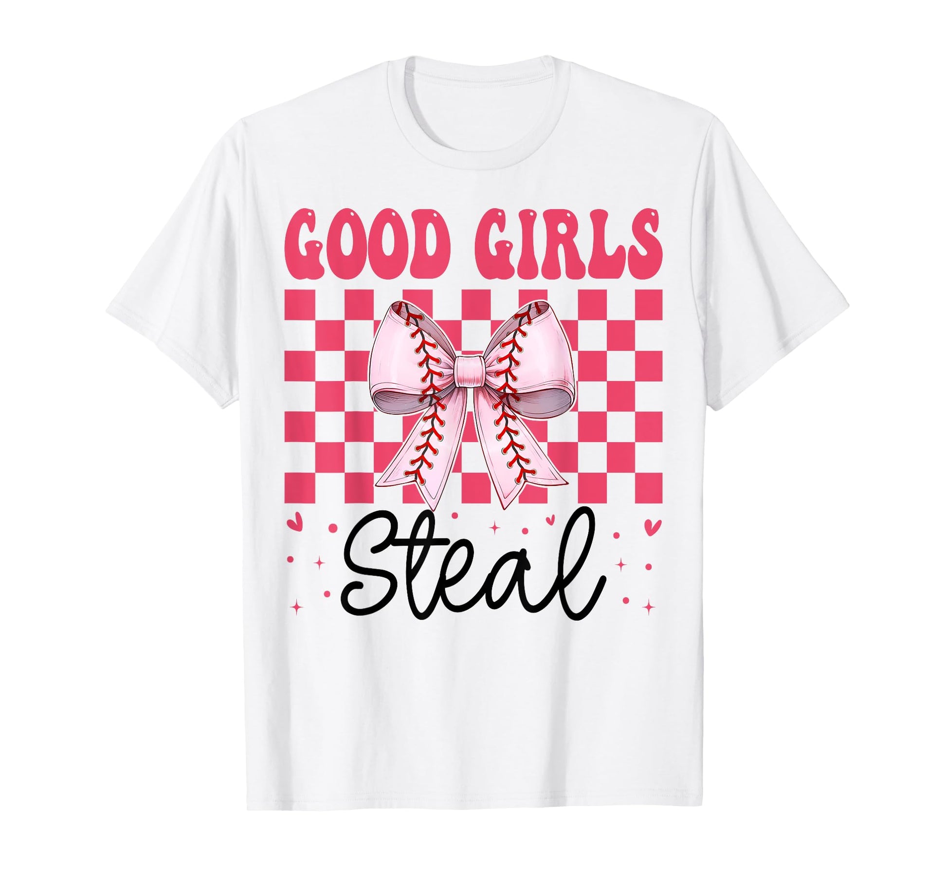 Baseball Mom Mothers Day Coquette Bow T-Shirt - Novelty Apparel for Adults - T-Shirt, Sweatshirt, Hoodie